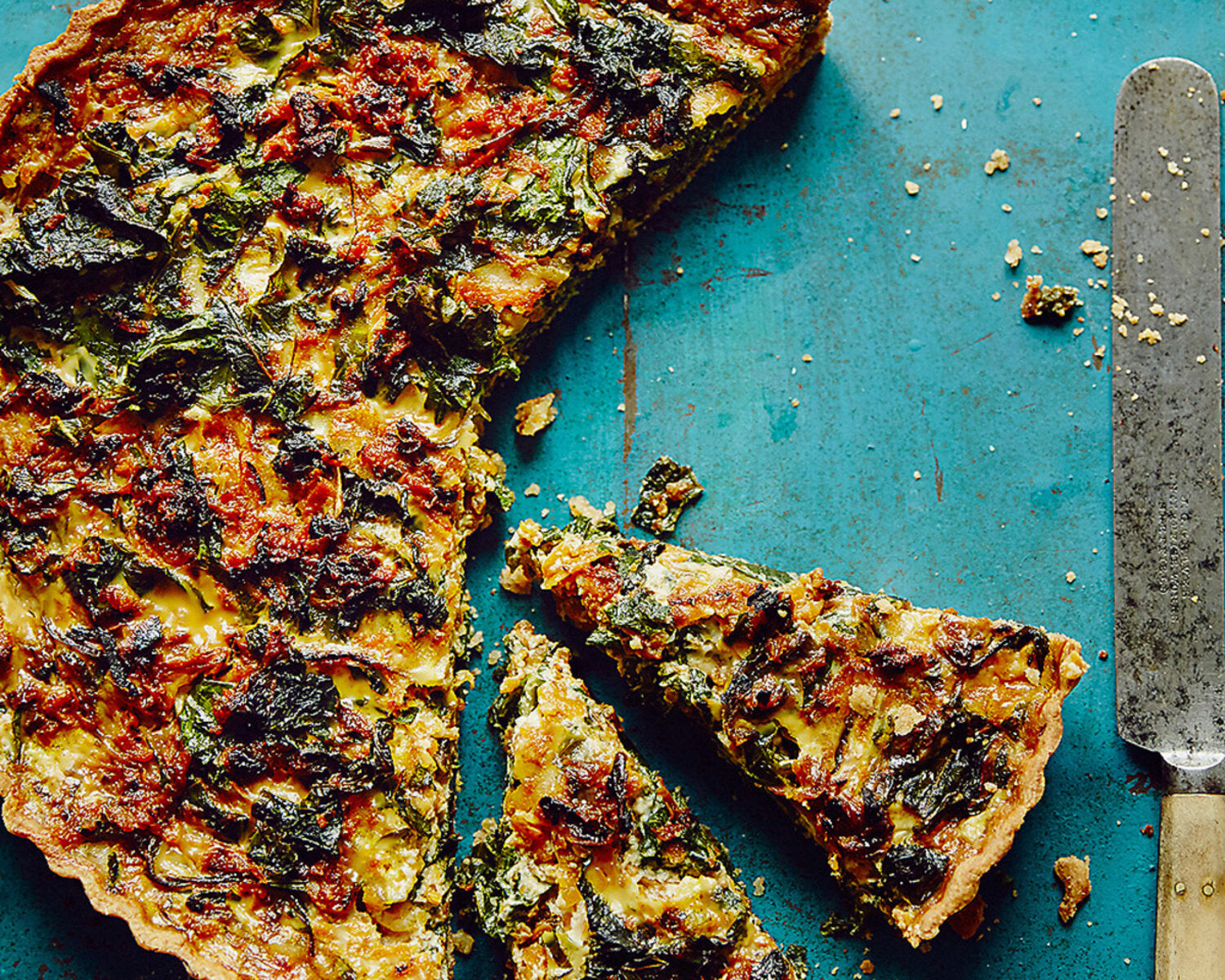 Anna Jones's a Light Tart of Butternut Squash & Kale