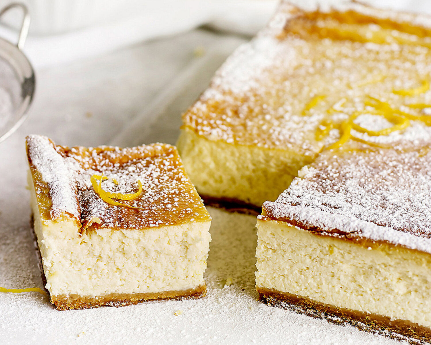 Baked Lemon Cheesecake