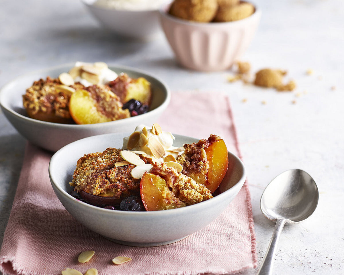 Bakewell Peaches with Blueberries for Remoska Tria