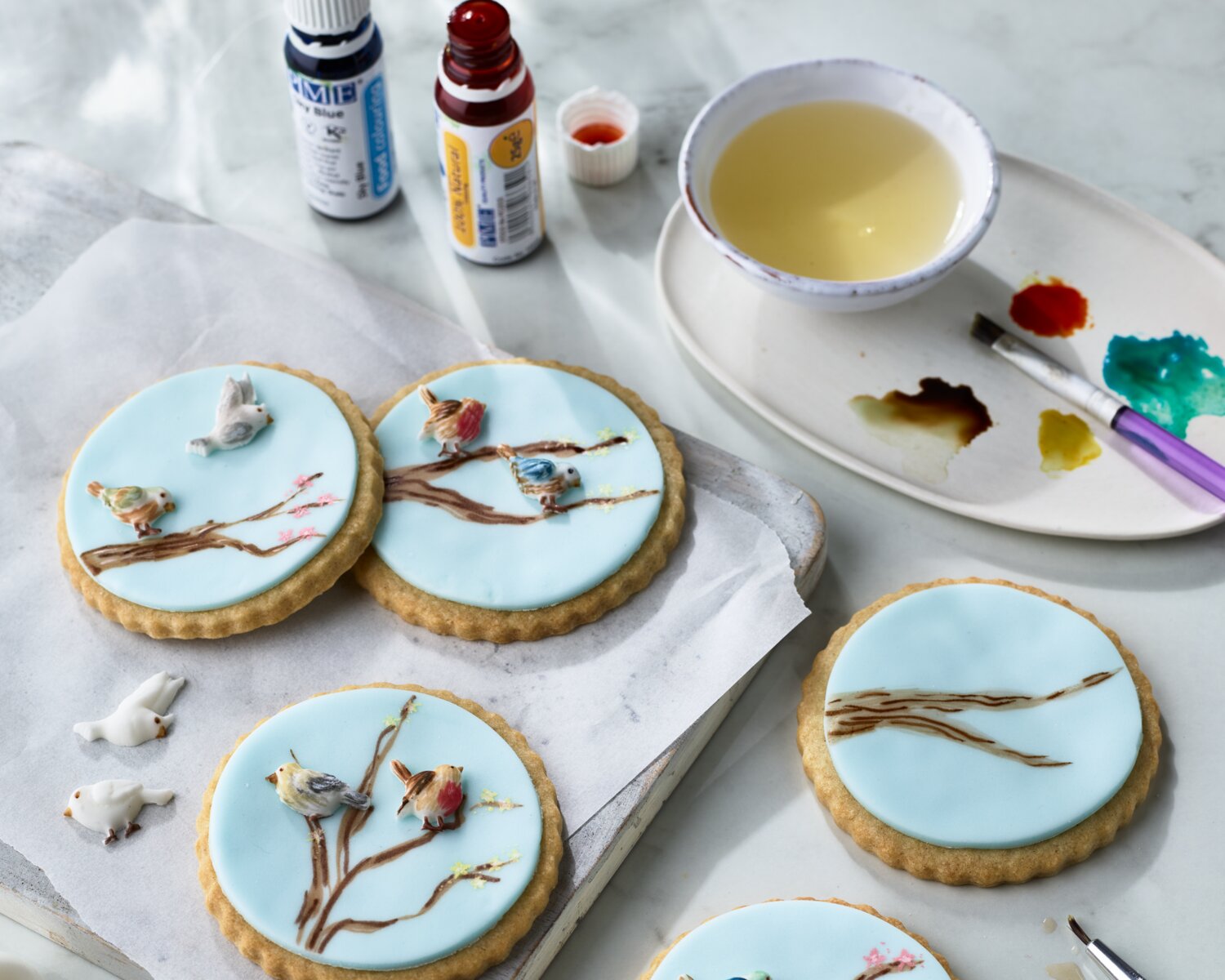 Beautiful bird cookies