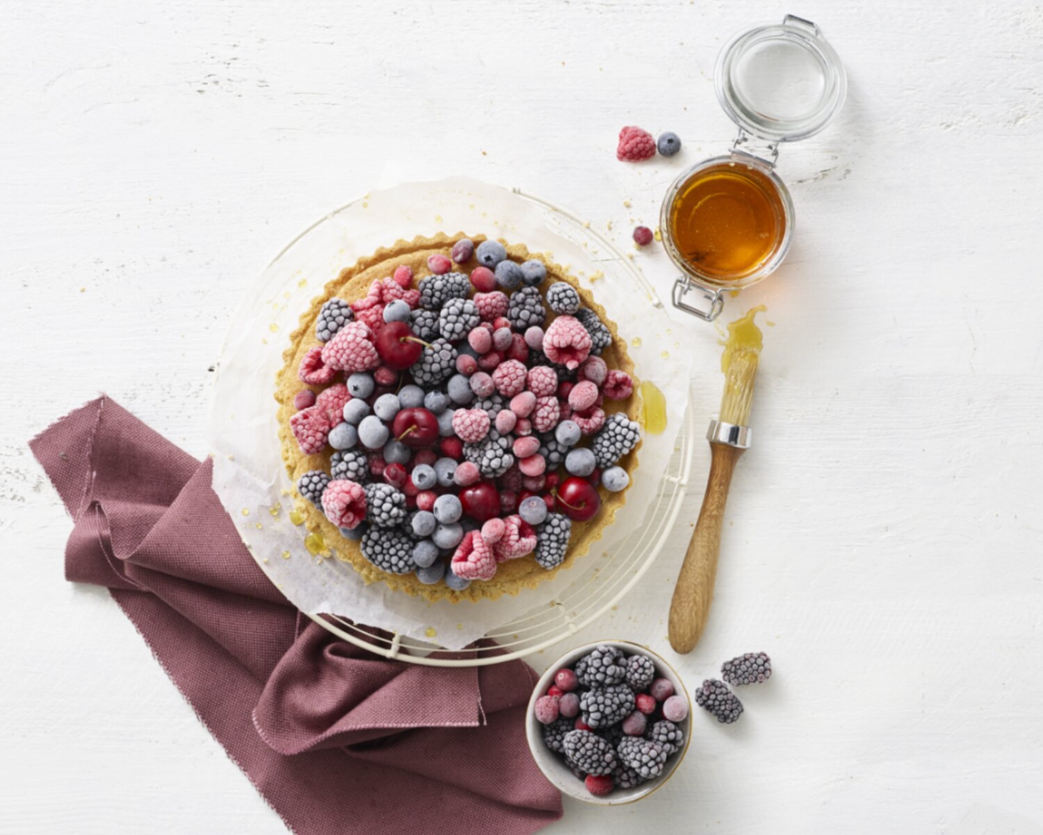 Nielsen-Massey’s Berry Almond Tart