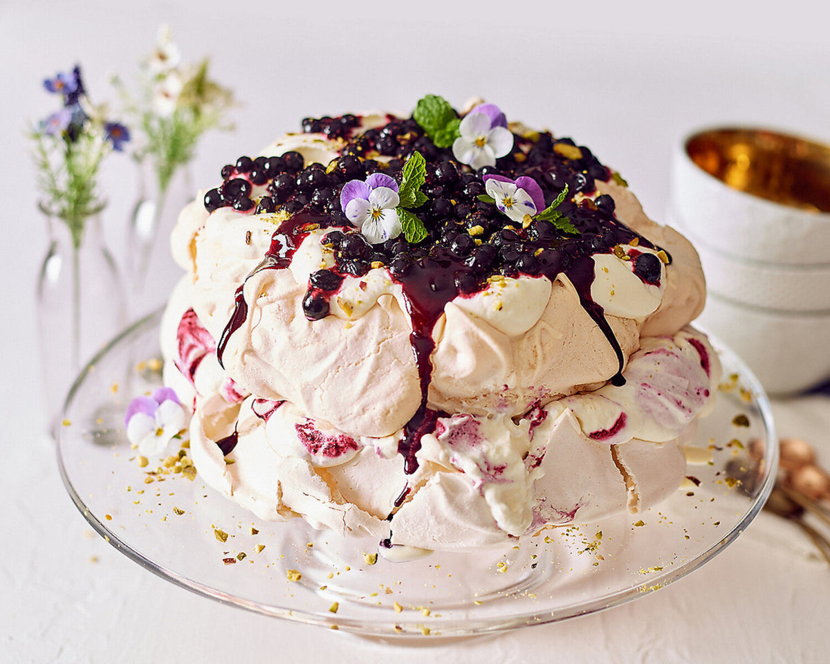 Blackcurrant & Berry Pavlova