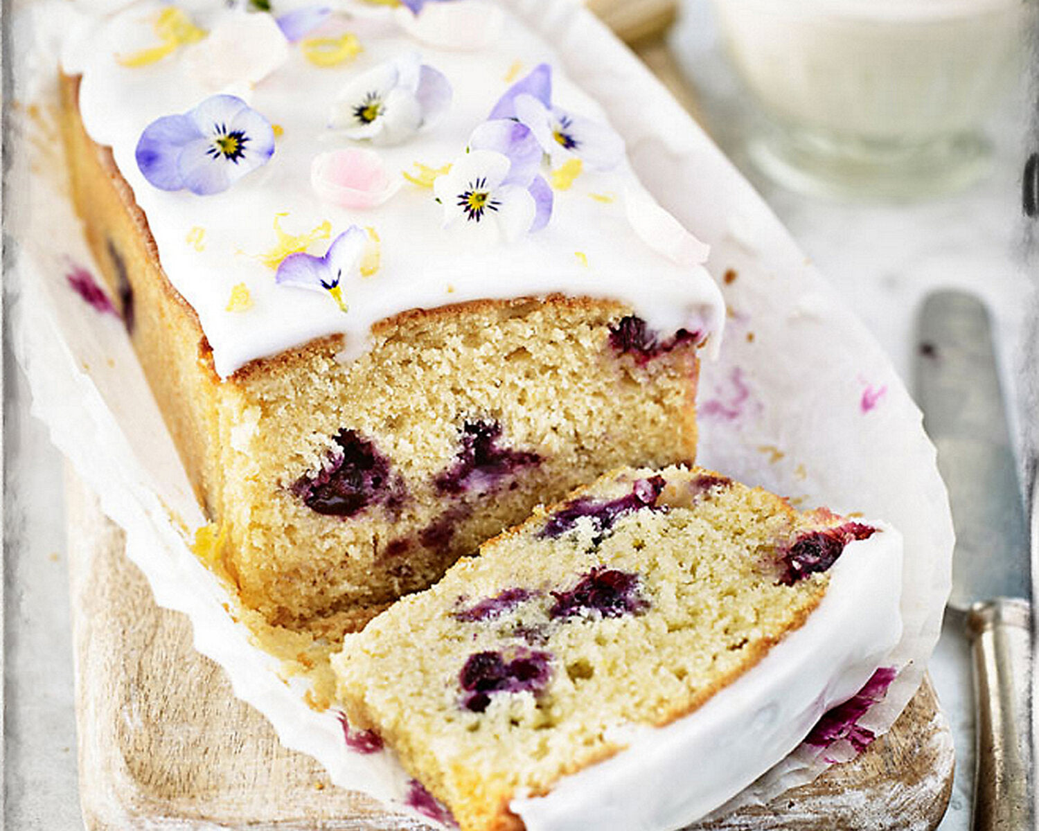 Blueberry & Lemon Curd Loaf