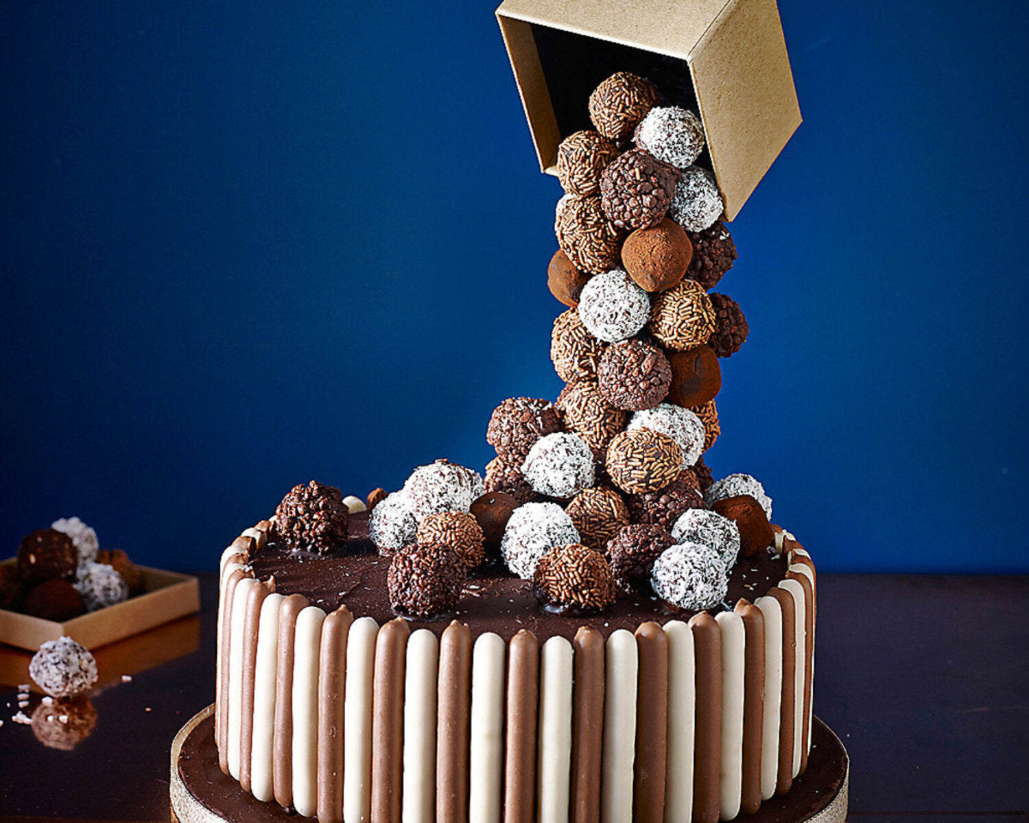 Cascading Chocolate Truffle Cake