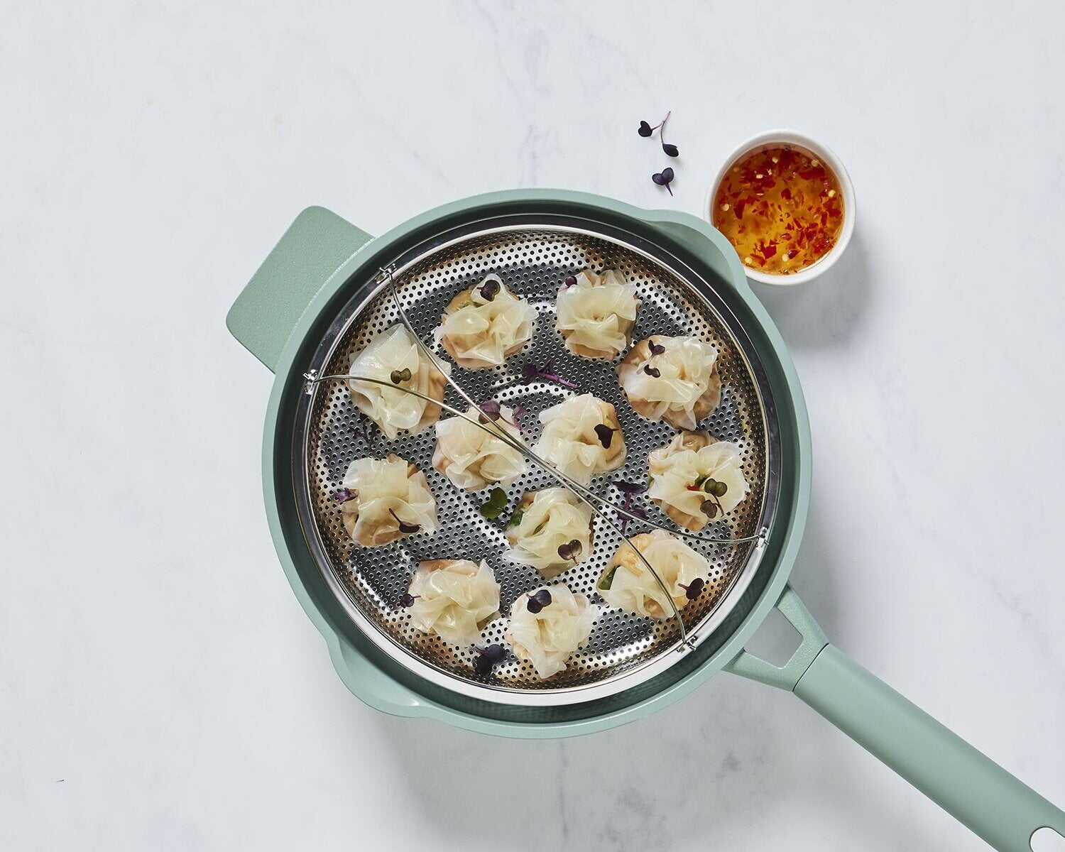 Chicken, Coriander and Chilli Jam Dumplings