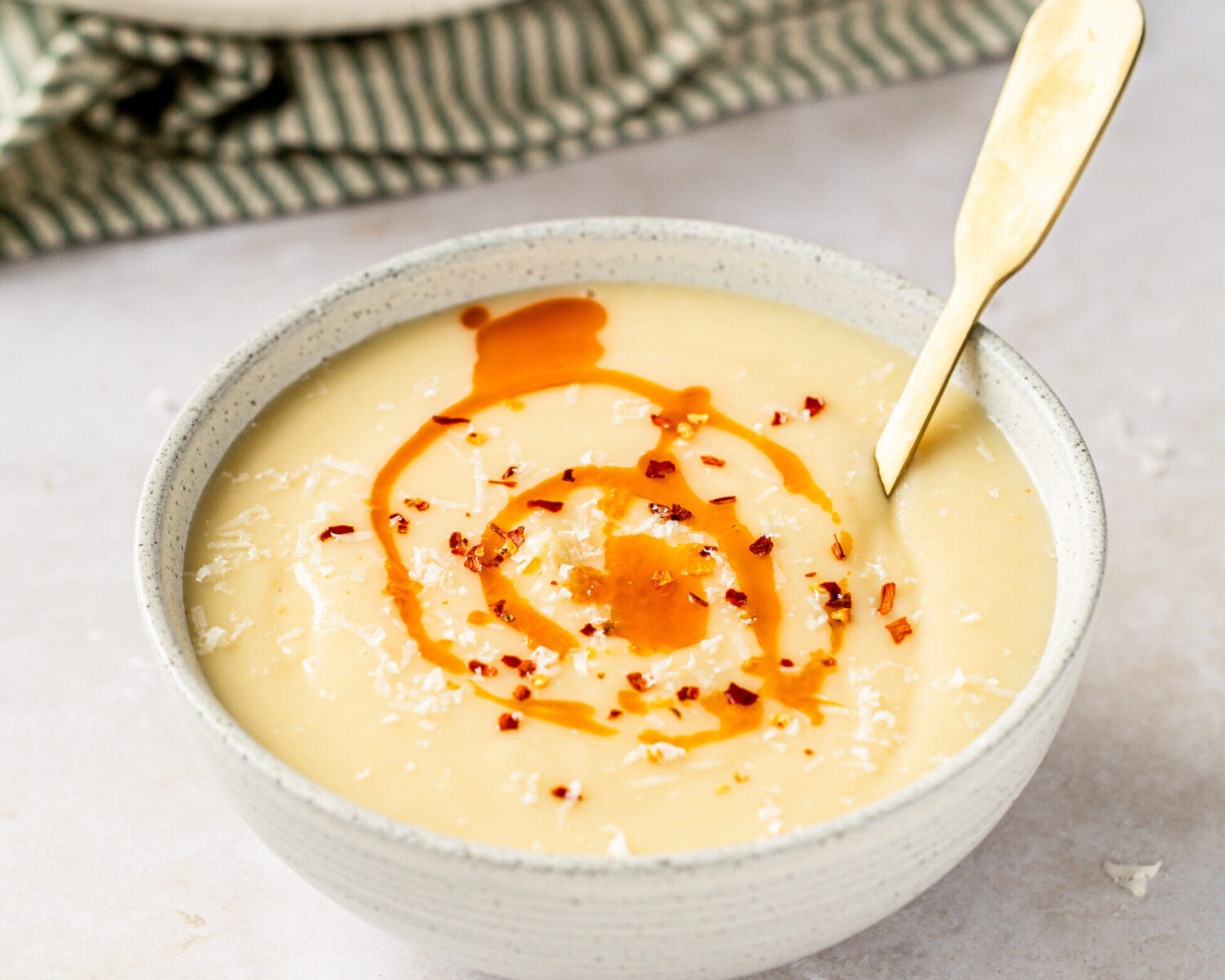 Chilli, Parsnip & Parmesan Soup