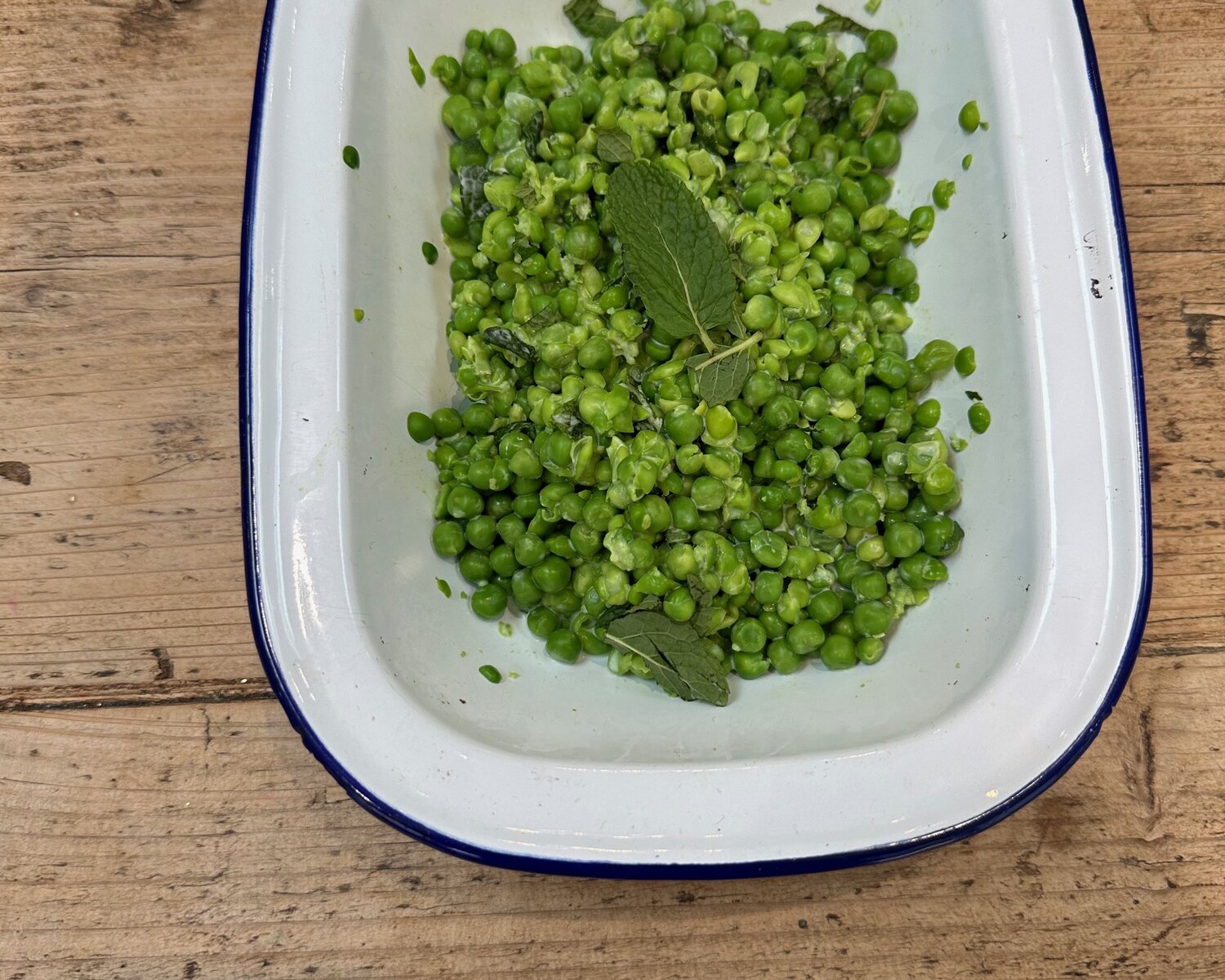 Crushed Minty Peas
