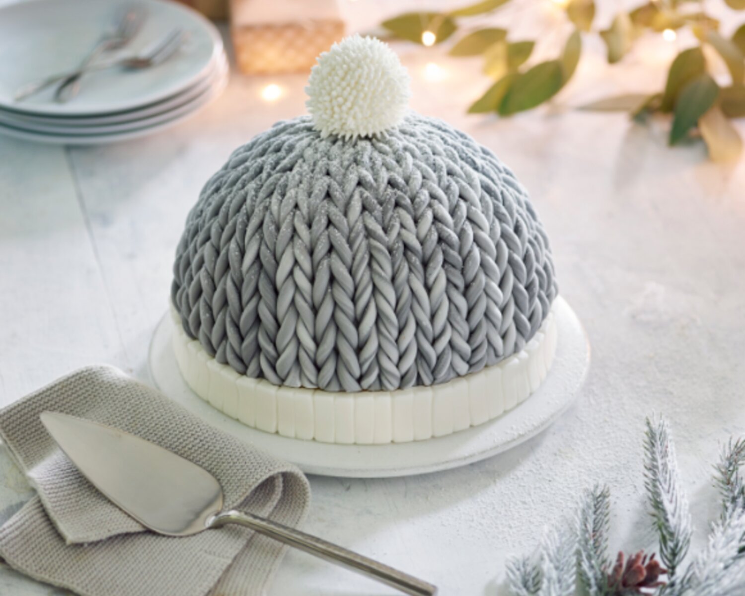 Christmas Bobble Hat Cake