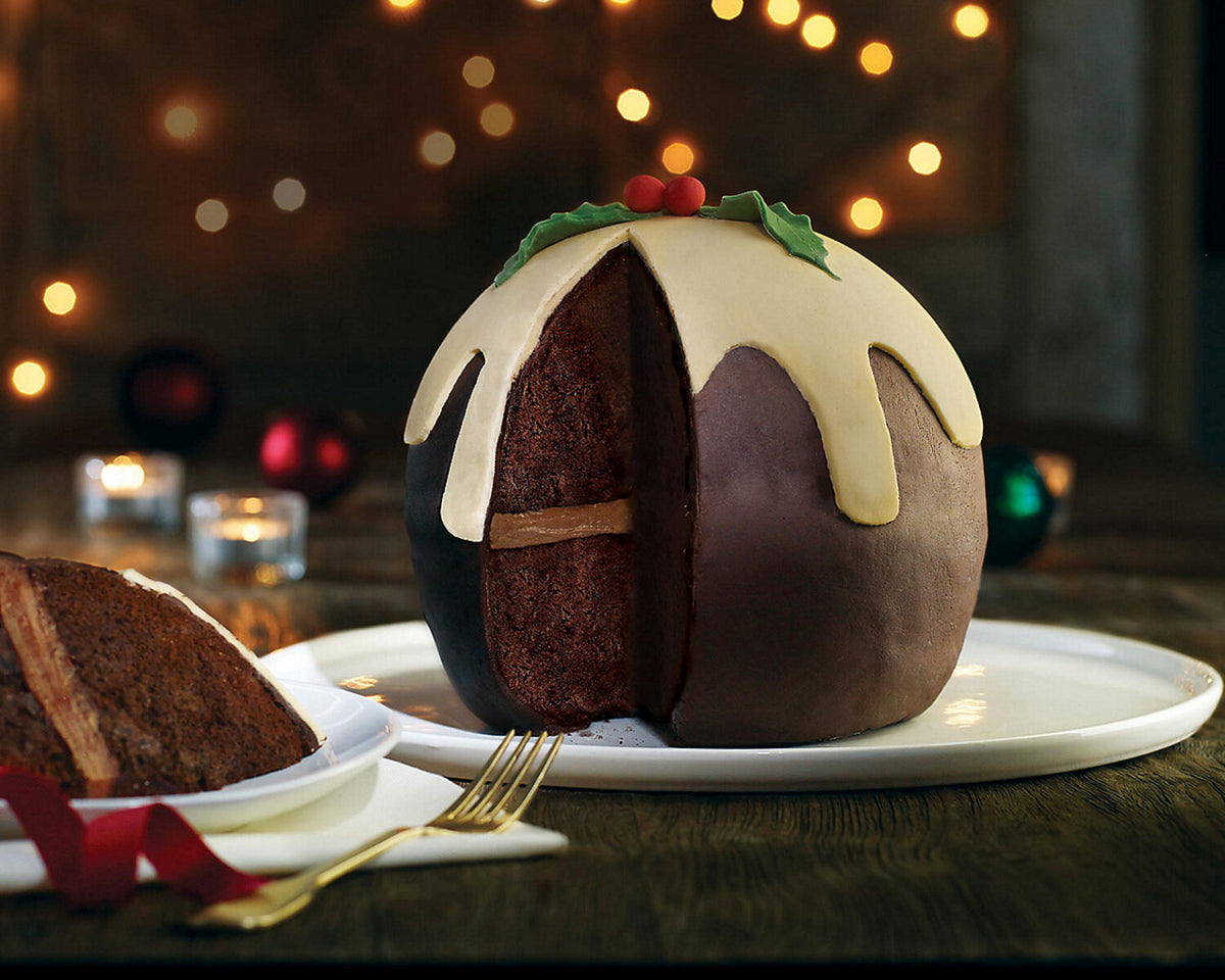 Christmas Pud Hemisphere Cake