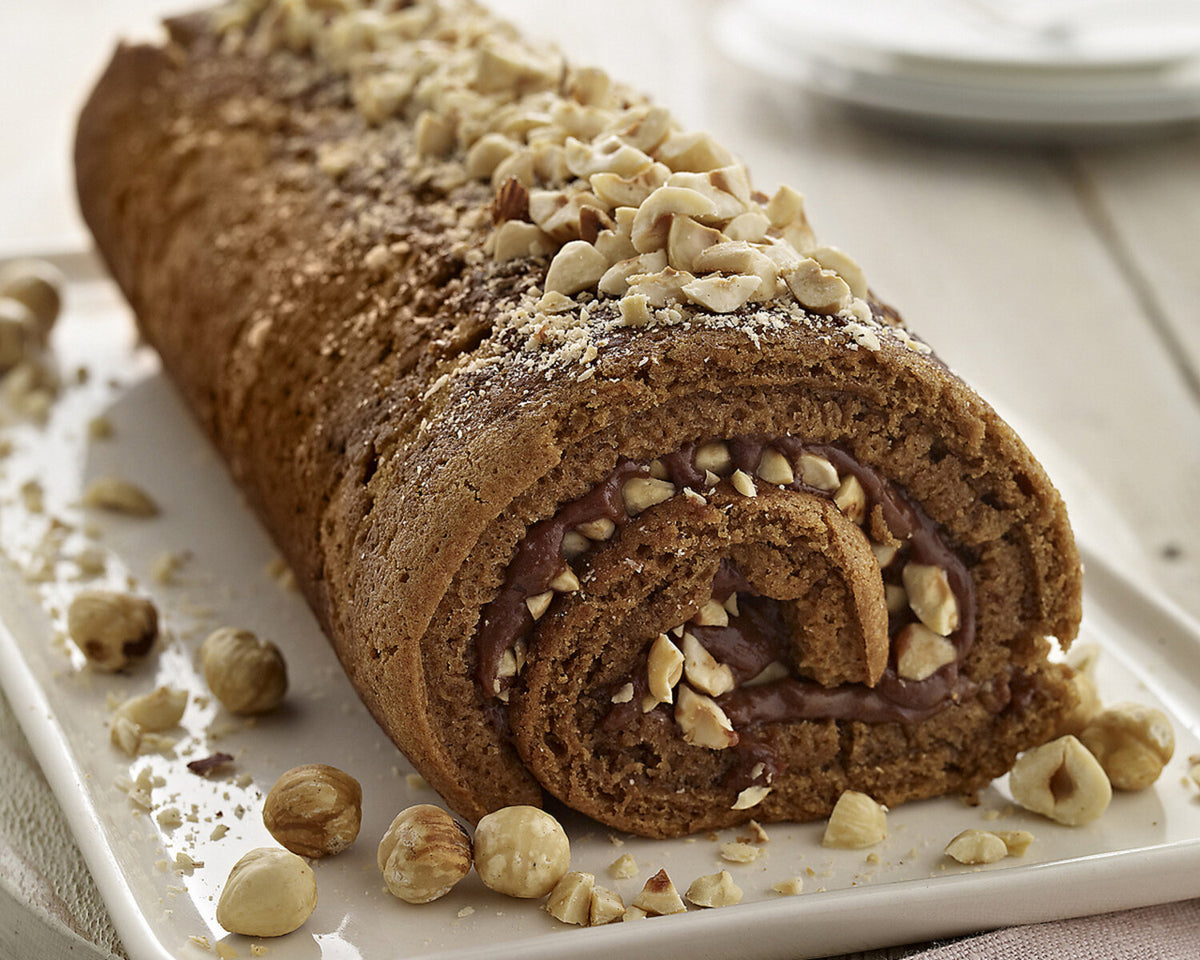 Coffee & Hazelnut Roulade