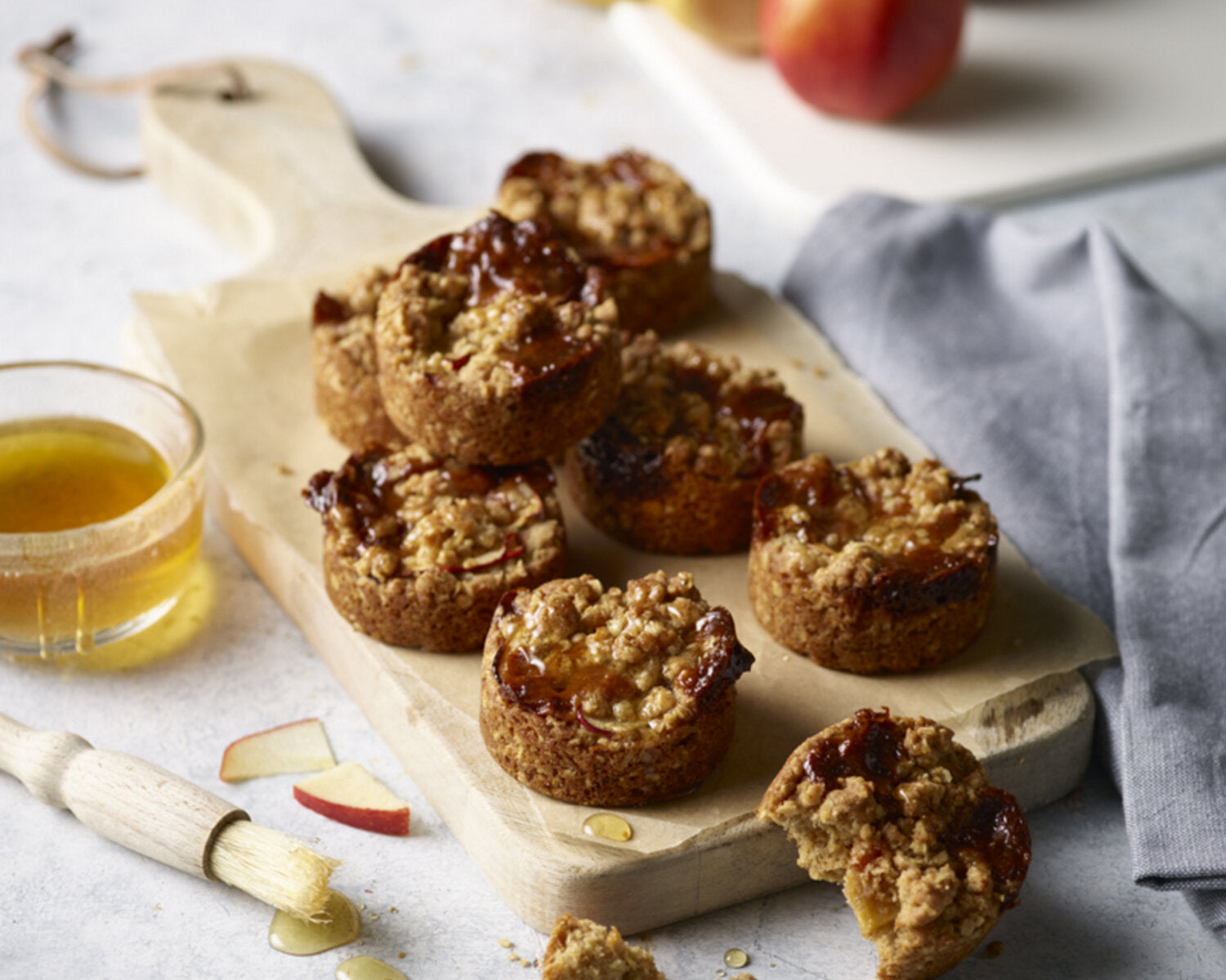 Cox’s Toffee Apple Crumble Cakes