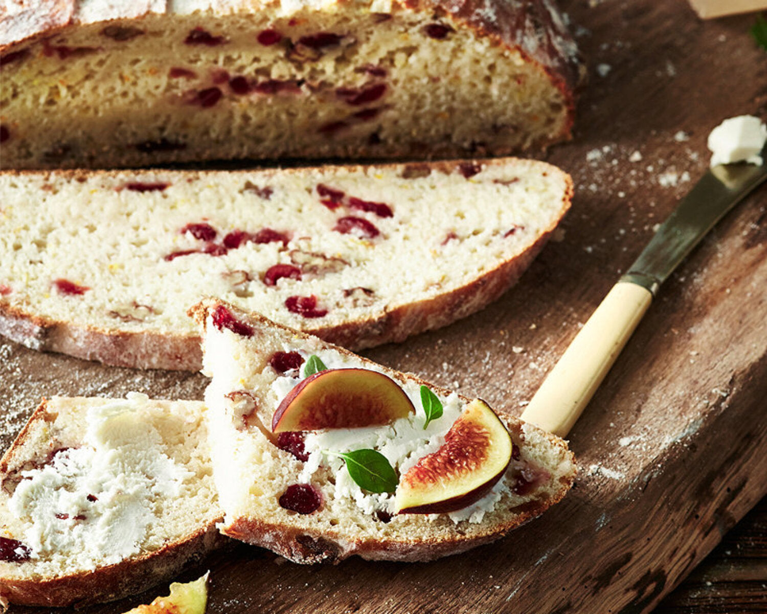Cranberry, Orange & Pecan Bread
