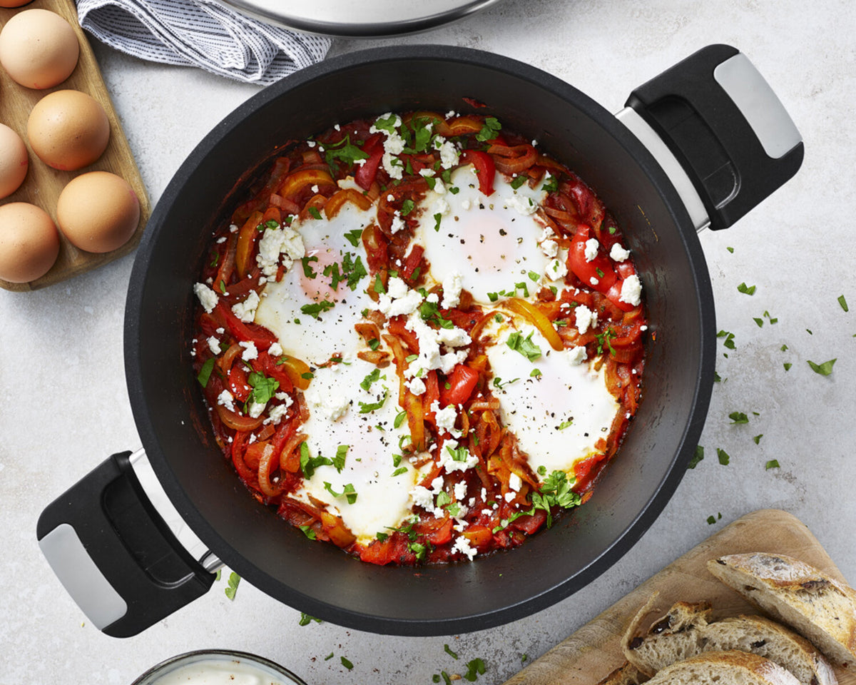Easter Brunch Shakshuka for Remoska Tria