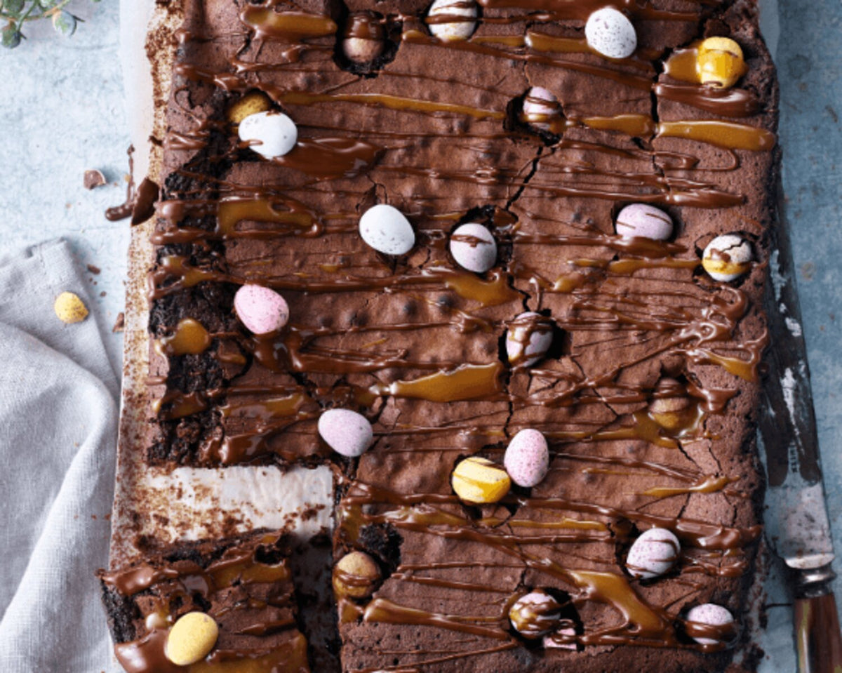 Easter Egg Chocolate Brownie