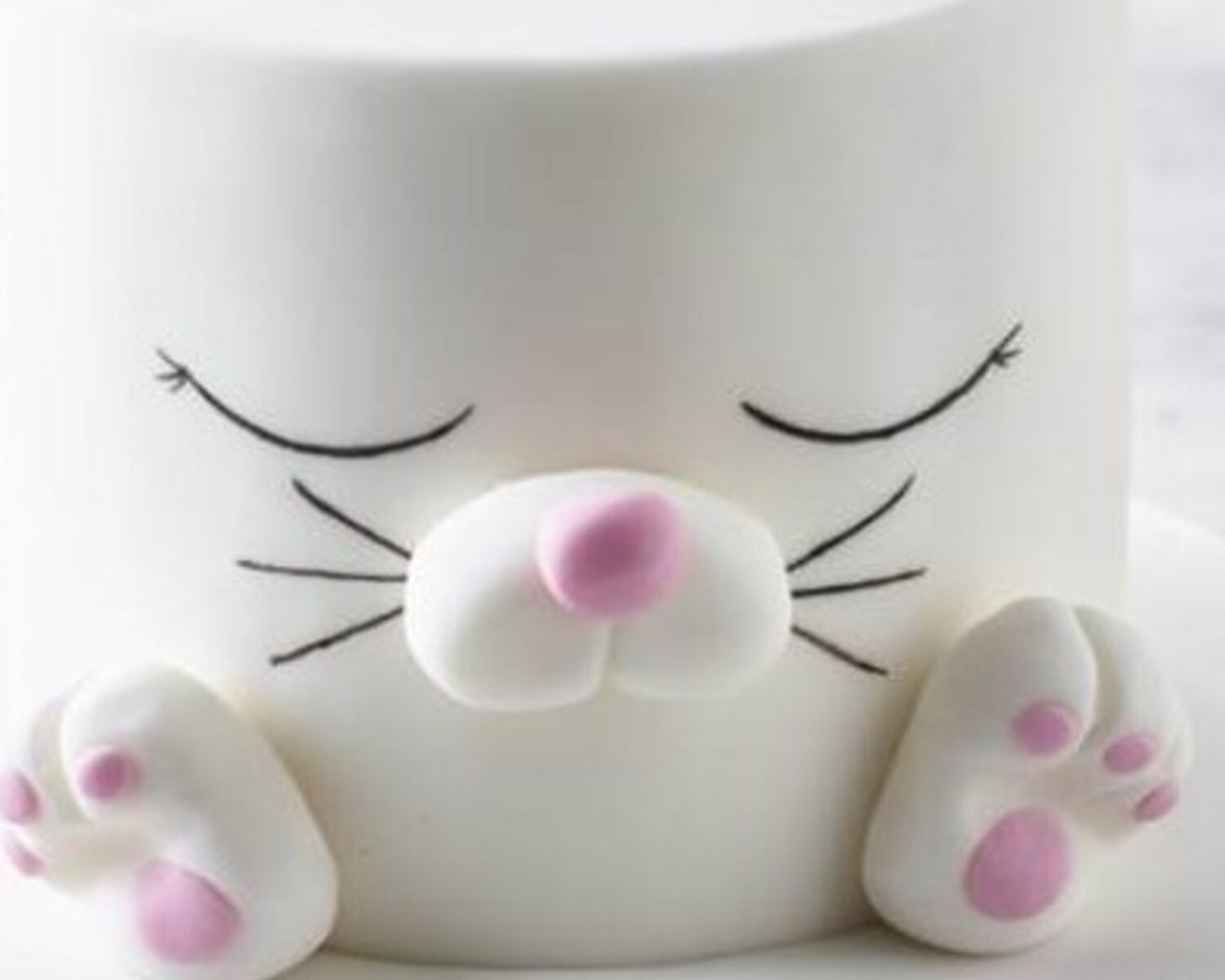 Easter White Rabbit Cake