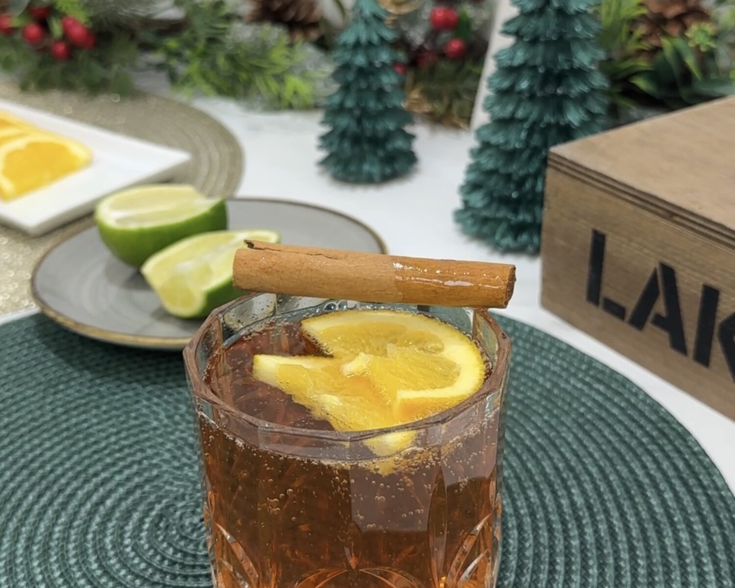 Festive Rum & Ginger Punch