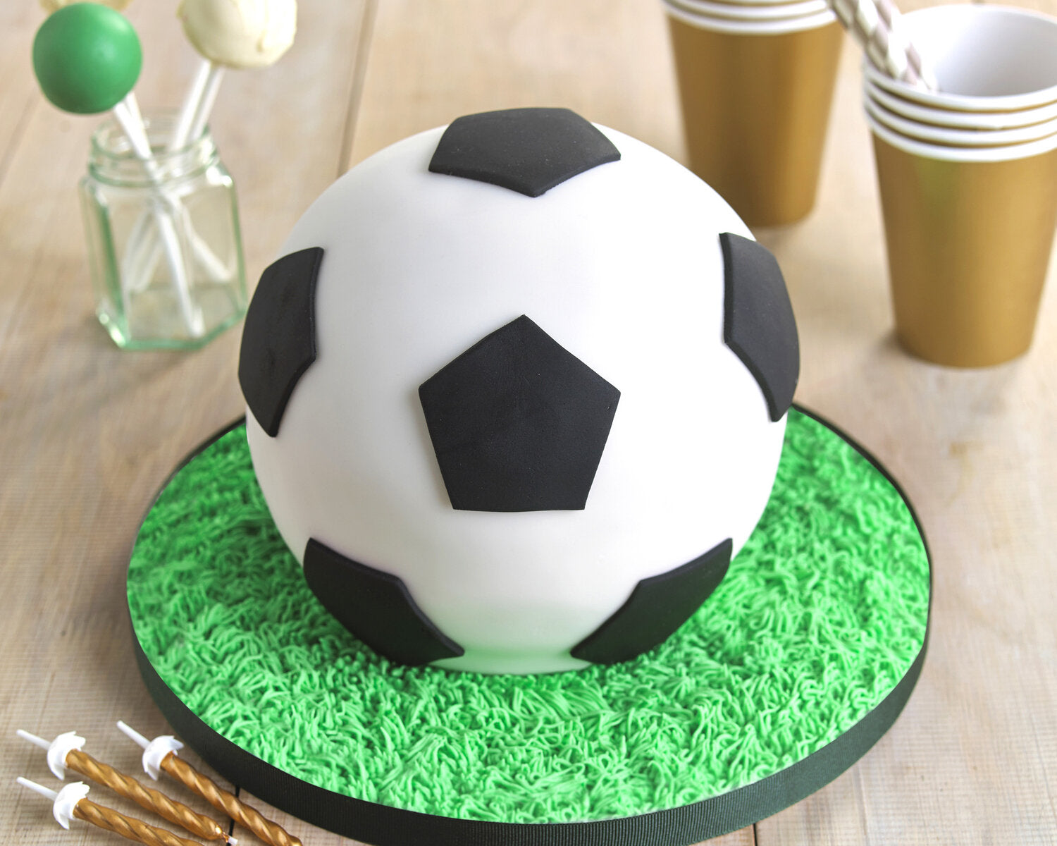 Football Hemisphere Cake