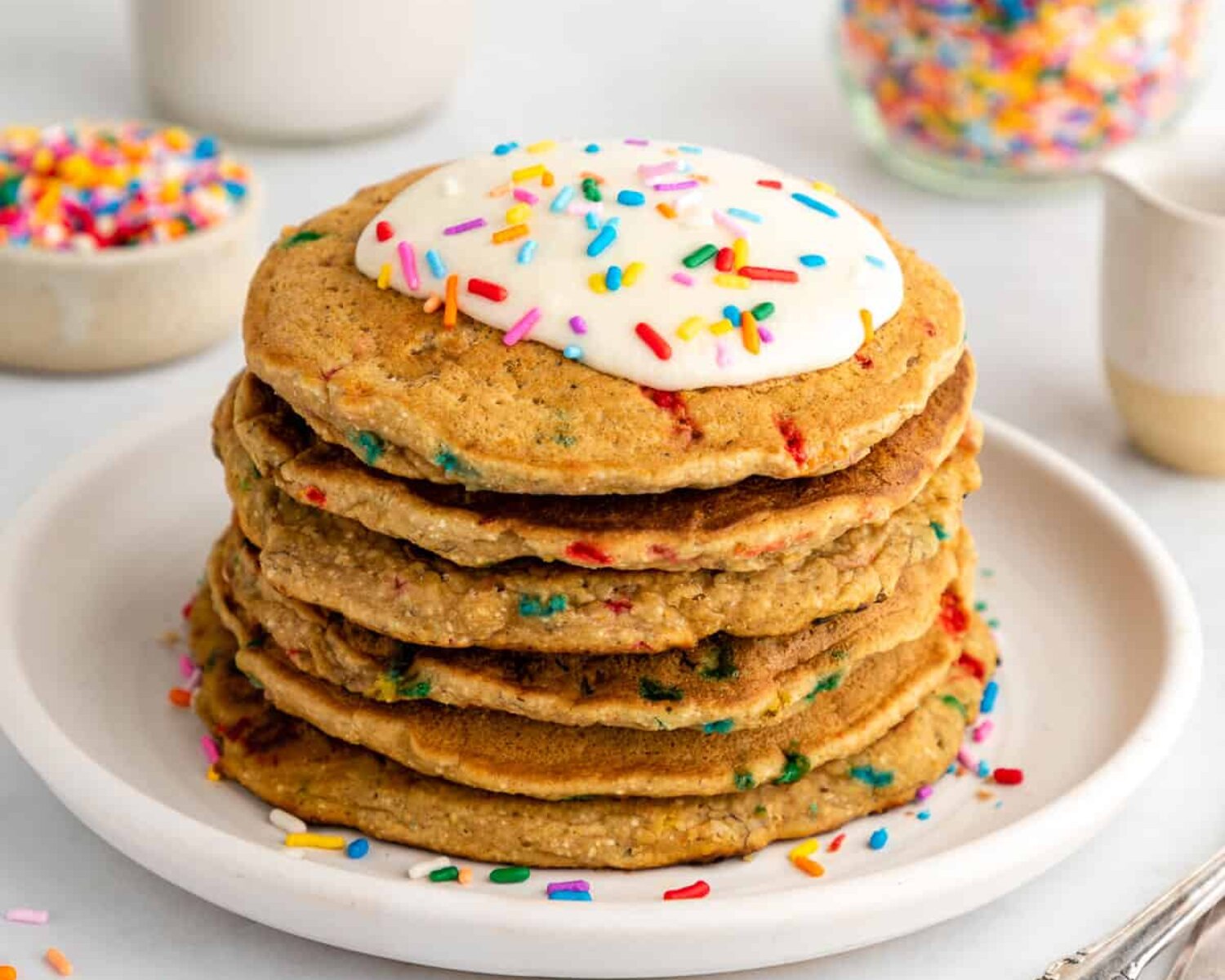 Funfetti Sprinkle Pancakes