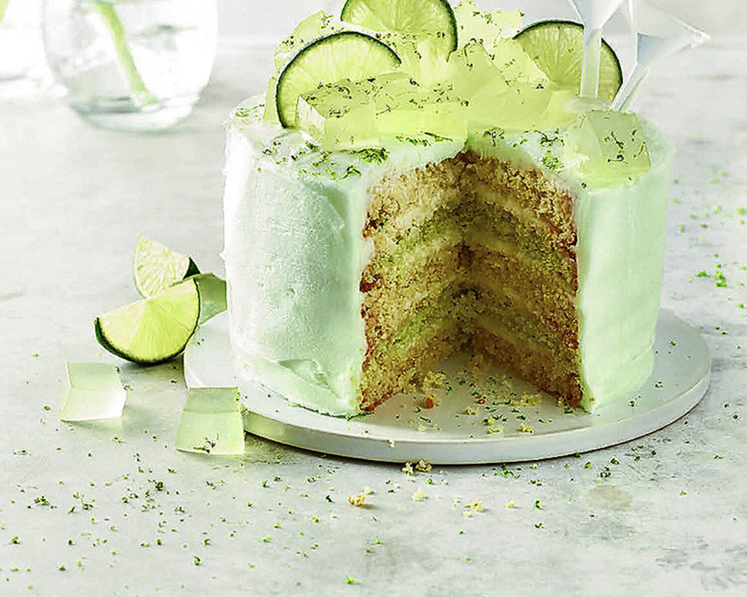 Gin & Tonic Layer Cake