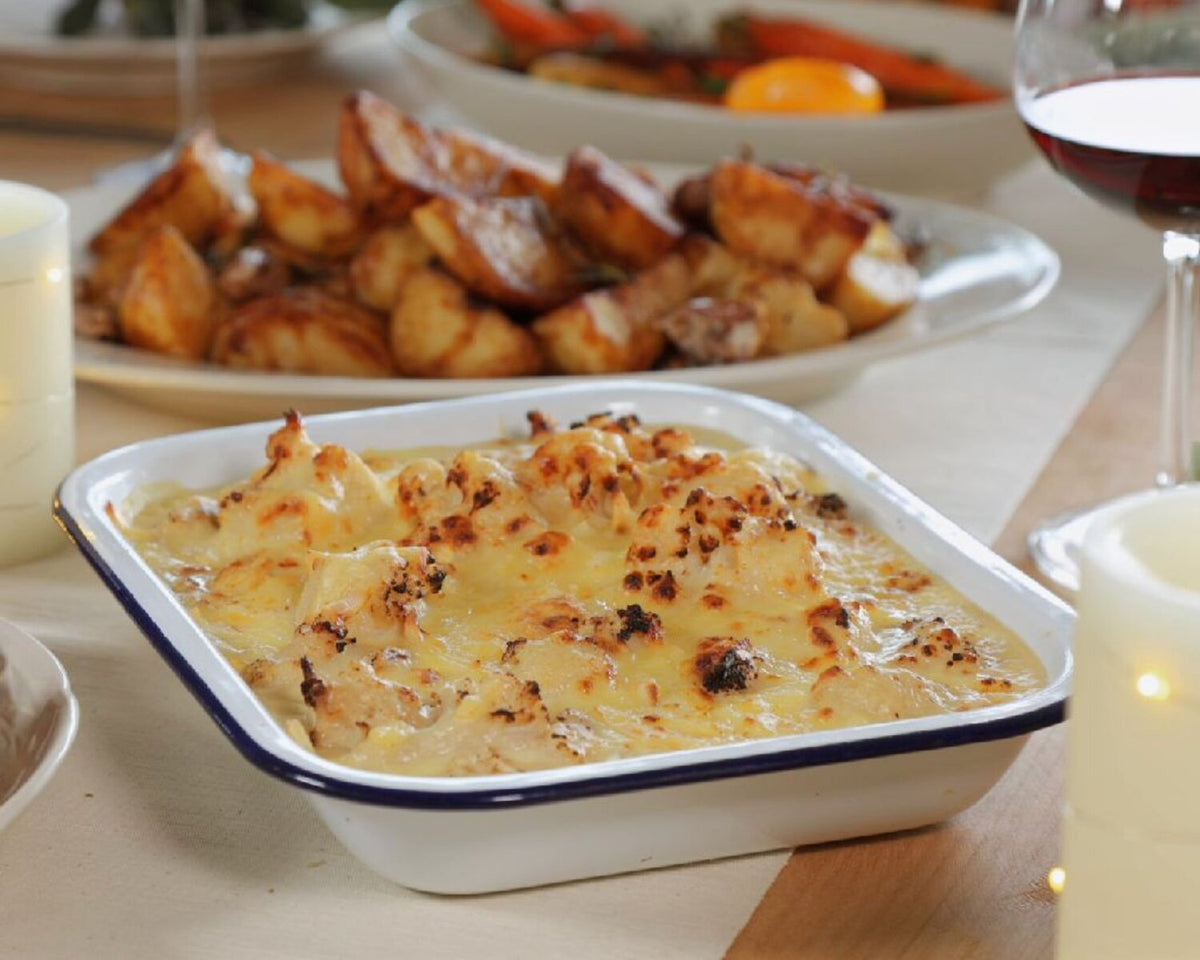 Golden Cauliflower Cheese