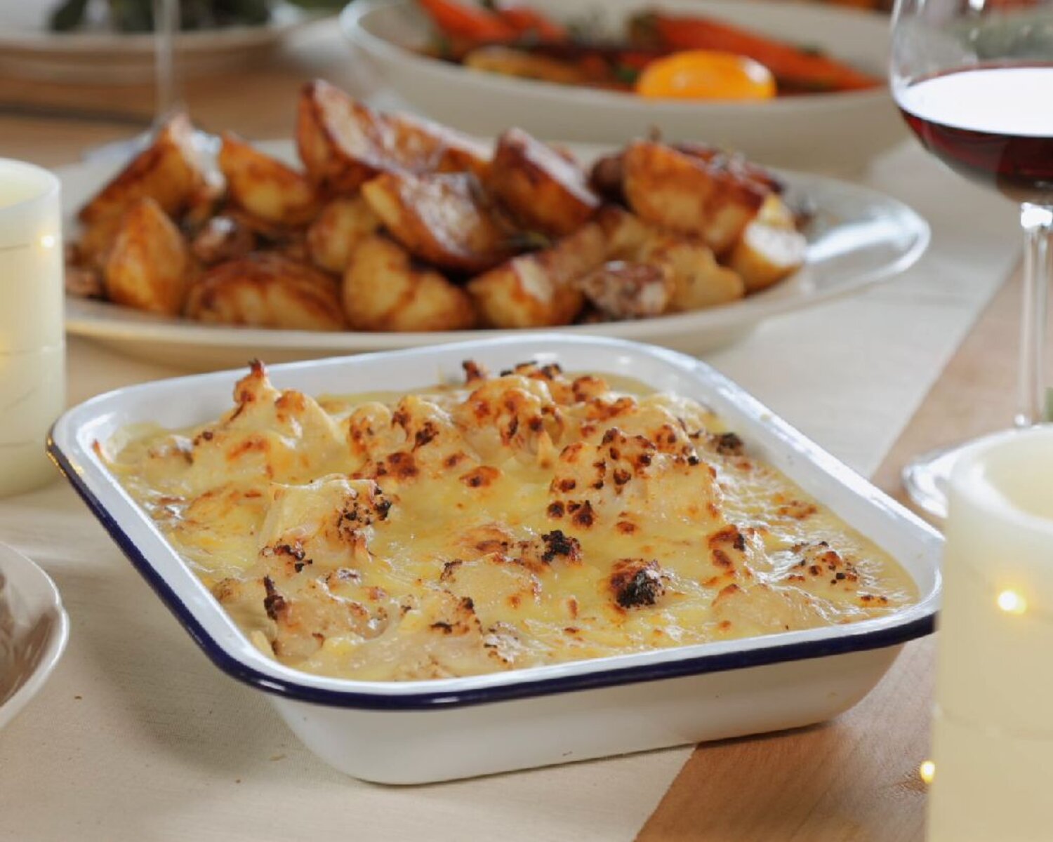Golden Cauliflower Cheese