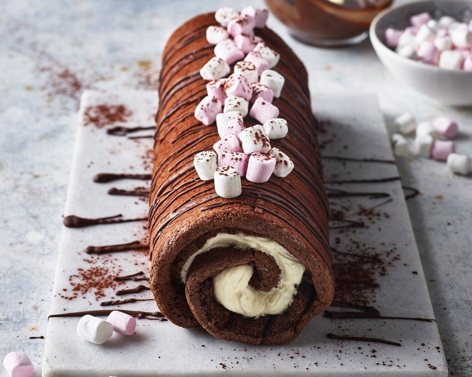 Hot Choc Swiss Roll