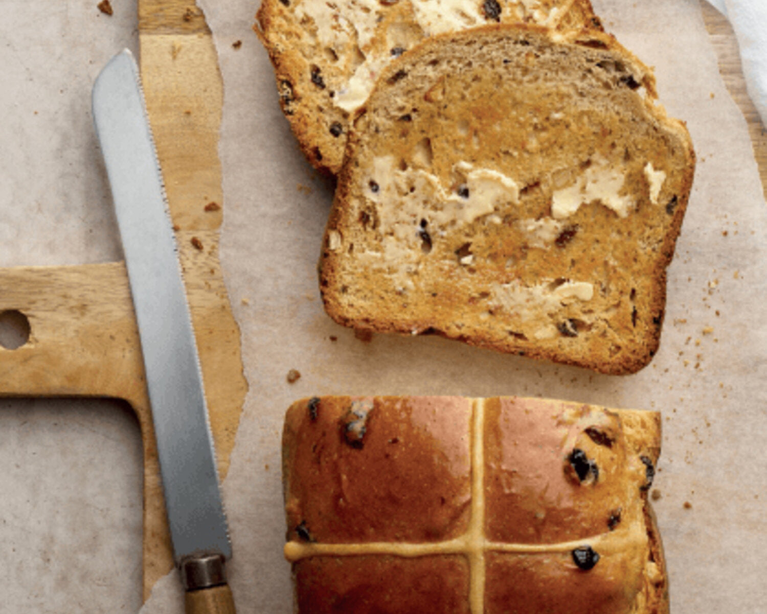 Hot Cross Bun Loaf