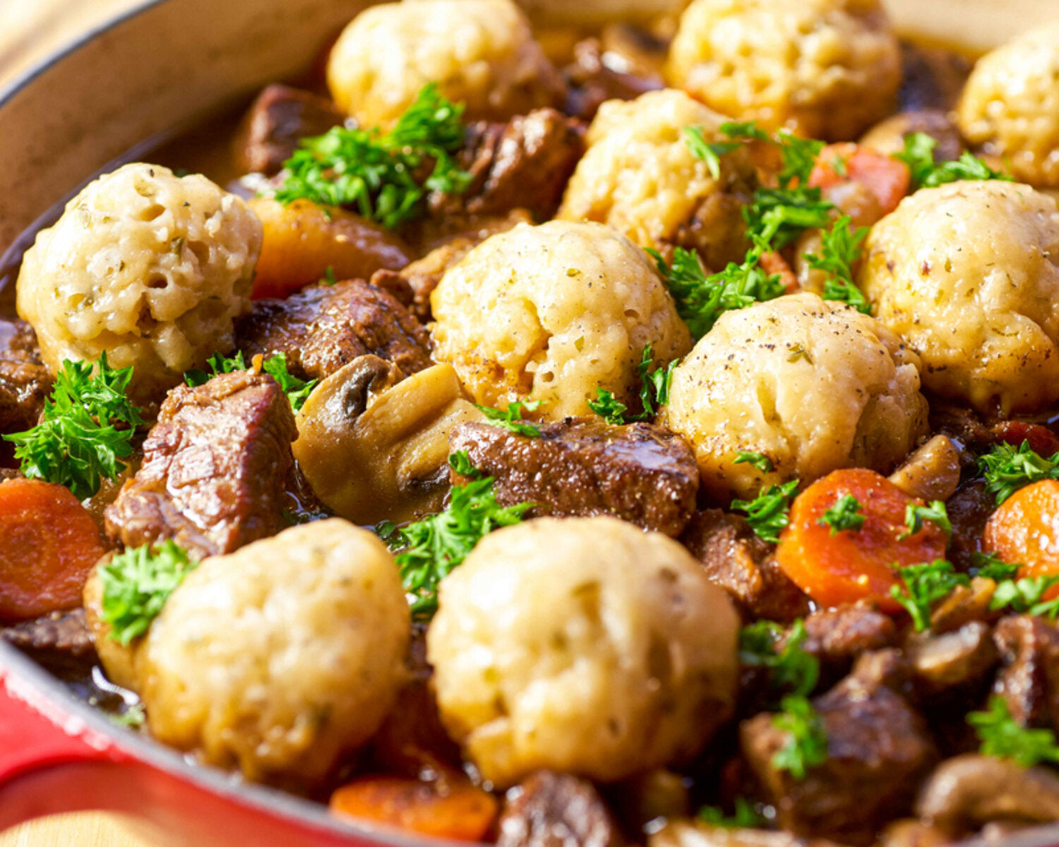 How to make… the perfect Beef Casserole with Horseradish and Parsley Dumplings with Sue Ashworth