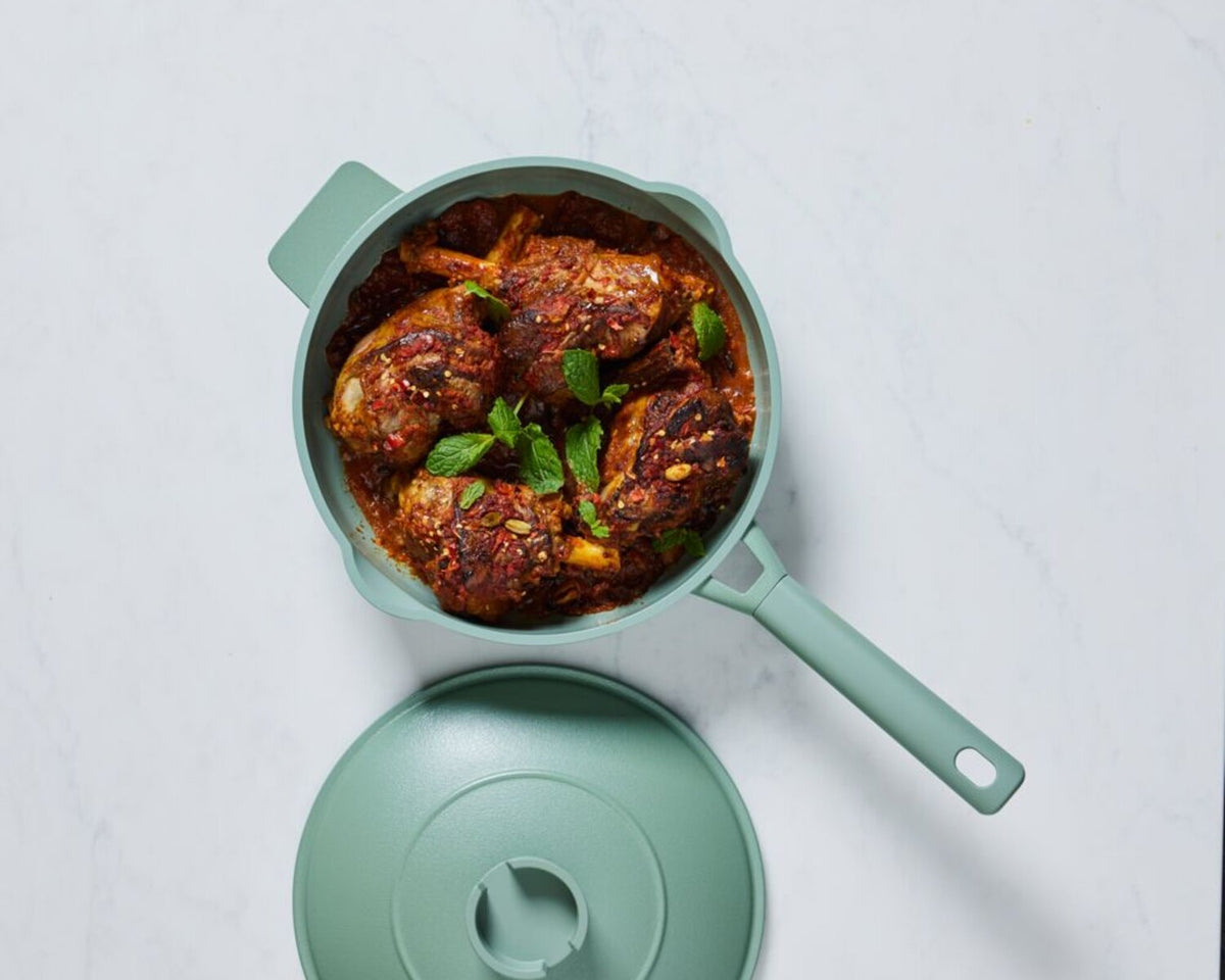 Indian Style Slow Cooked Lamb Shanks