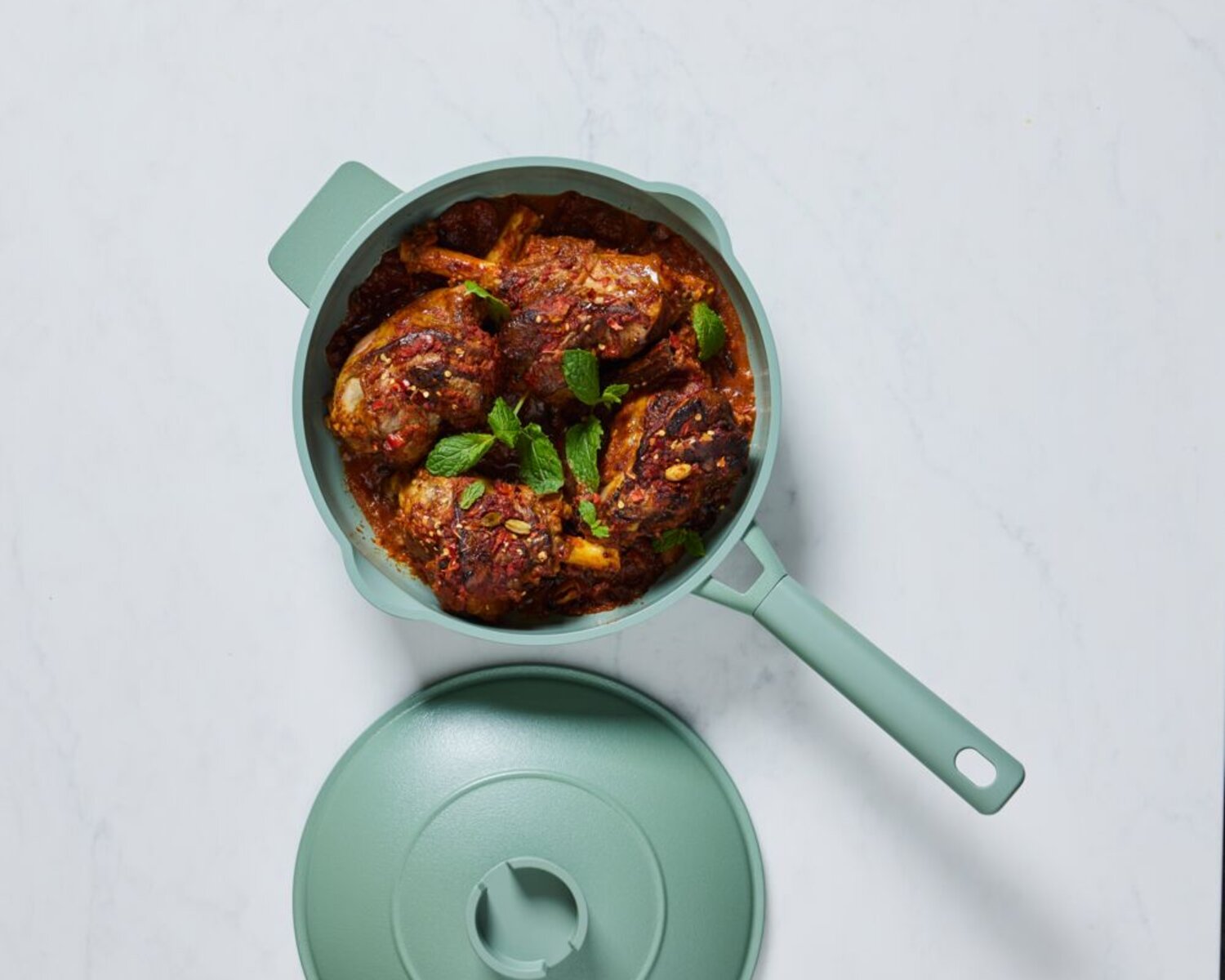Indian Style Slow Cooked Lamb Shanks