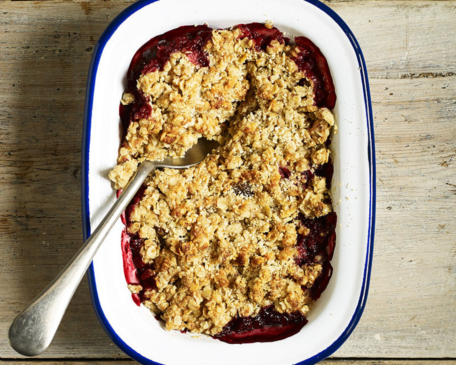 Individual Berry & Apple Crumbles