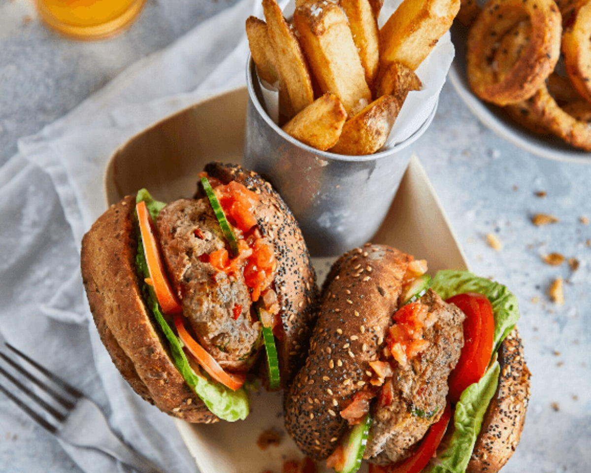 Kicking Chilli Pork Burgers
