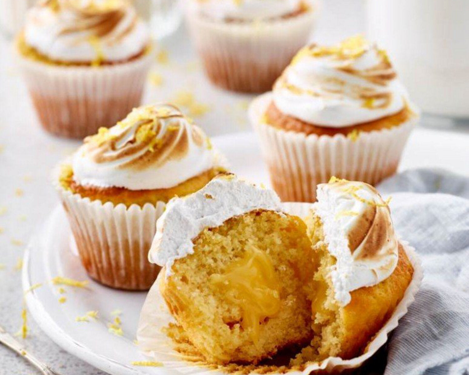 Lemon Meringue Muffins