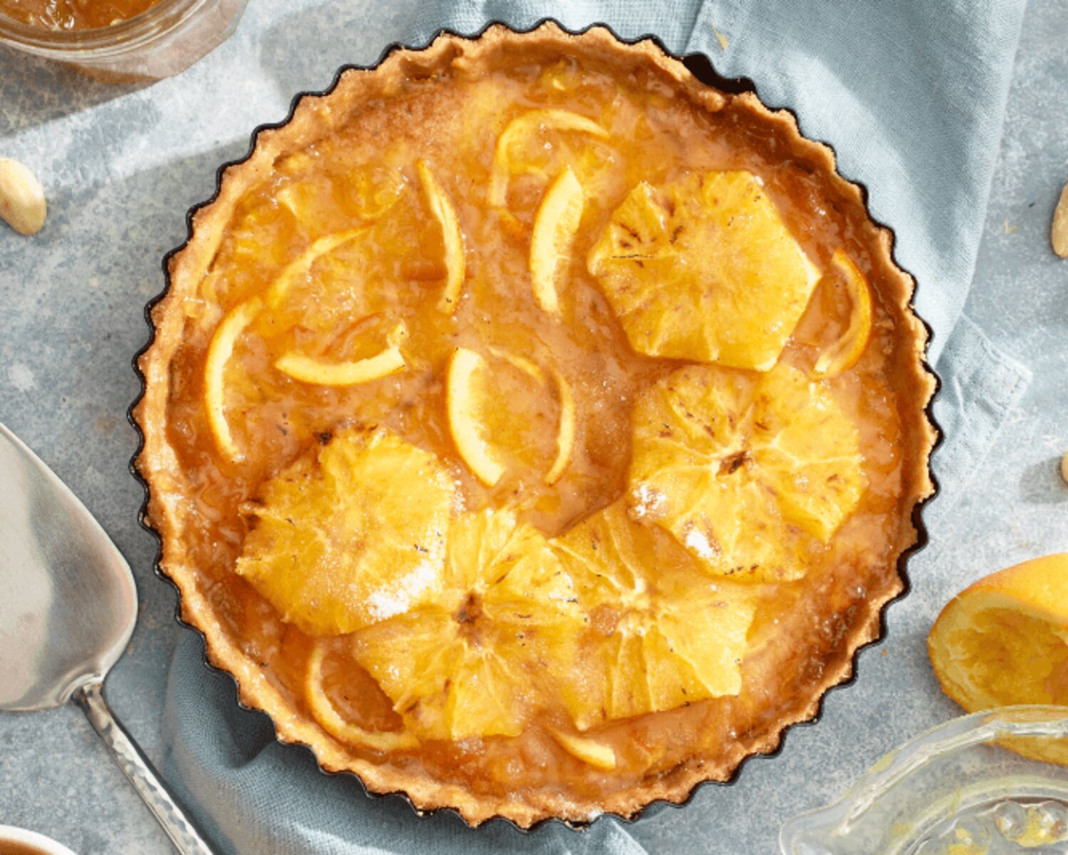 Marmalade & Almond Tart