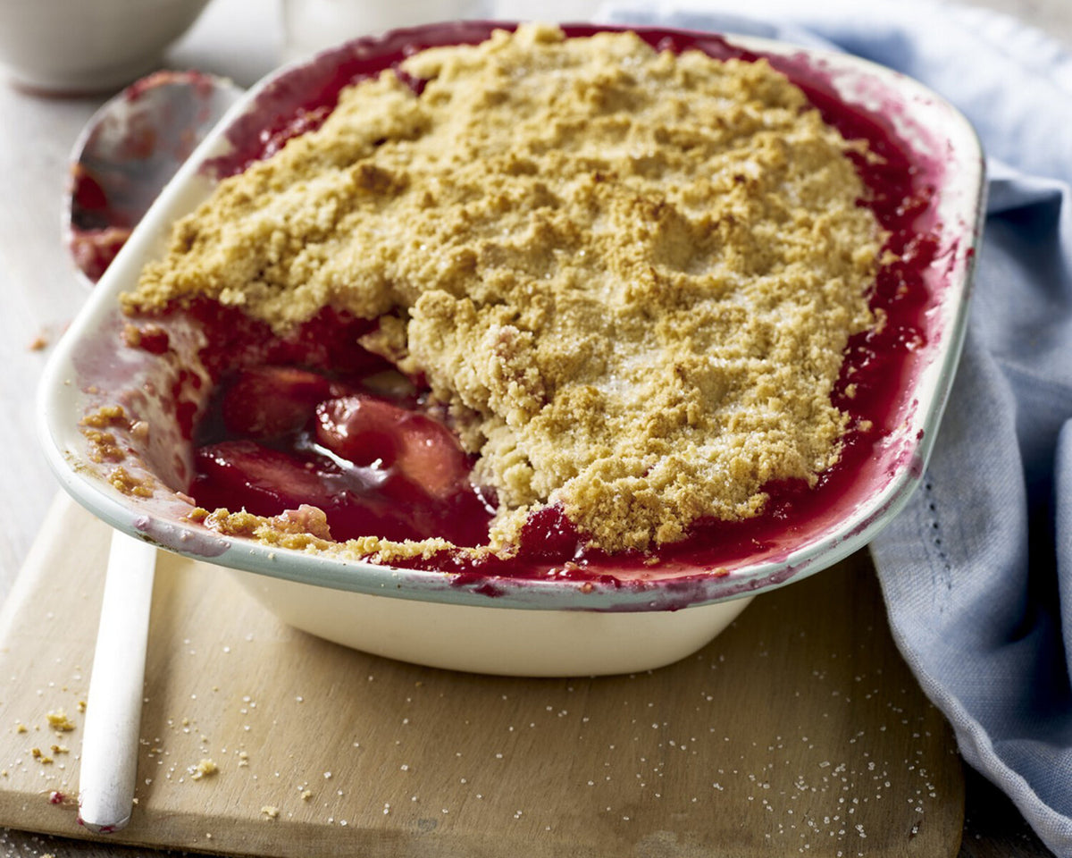 Mary Berry’s Delicious Plum Crumble