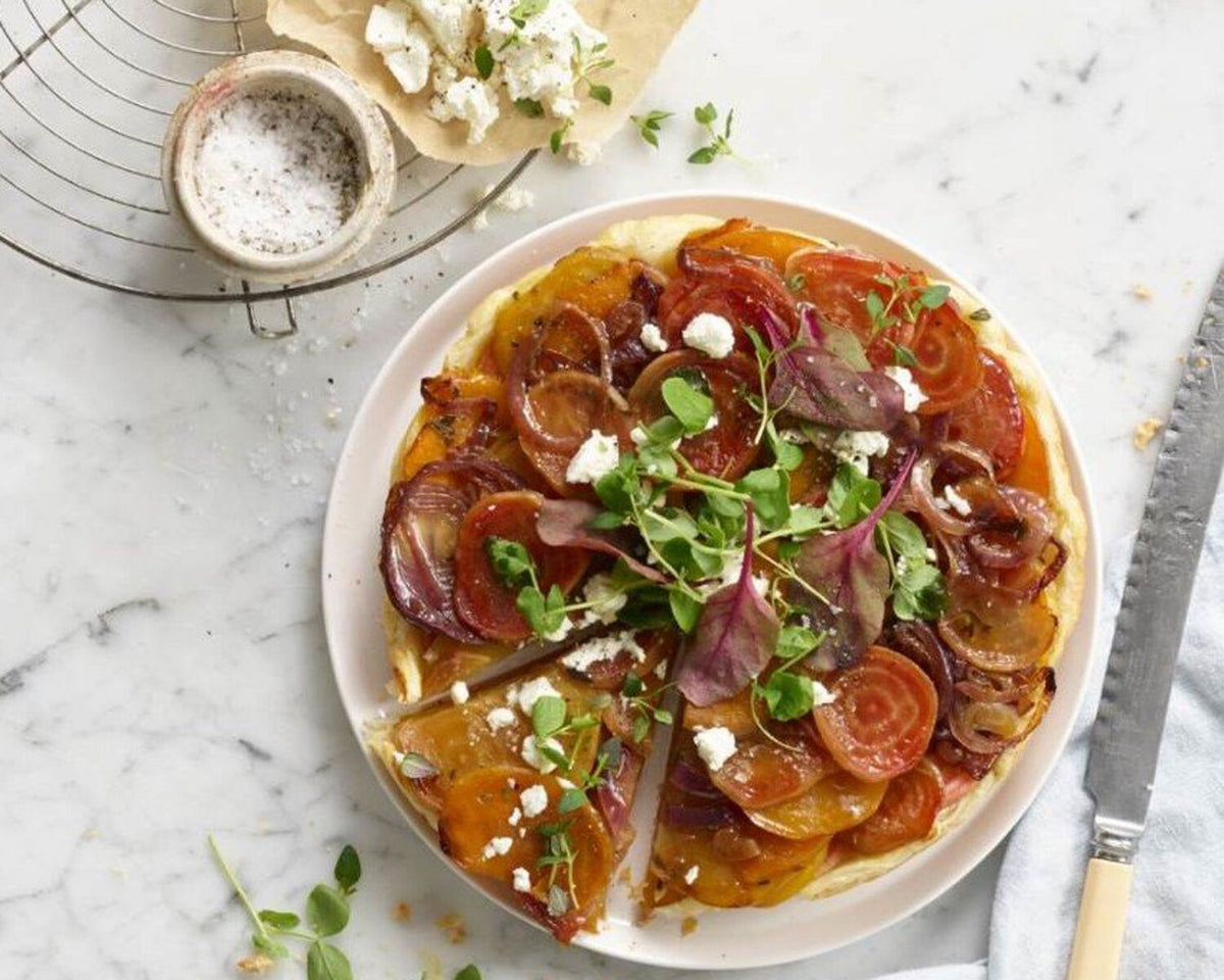 Microwave Harvest Vegetable Tarte Tatin