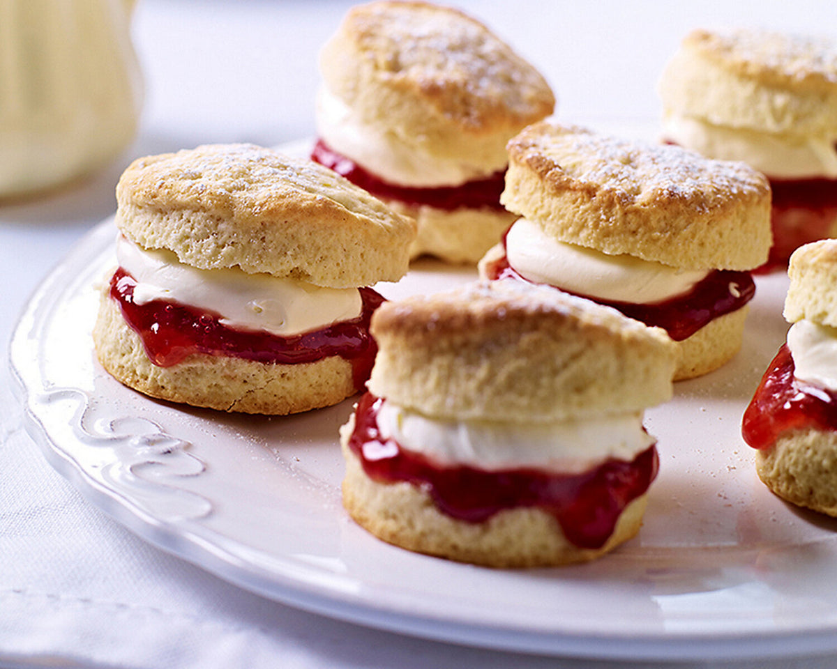 Mini Scones & Strawberry Jam