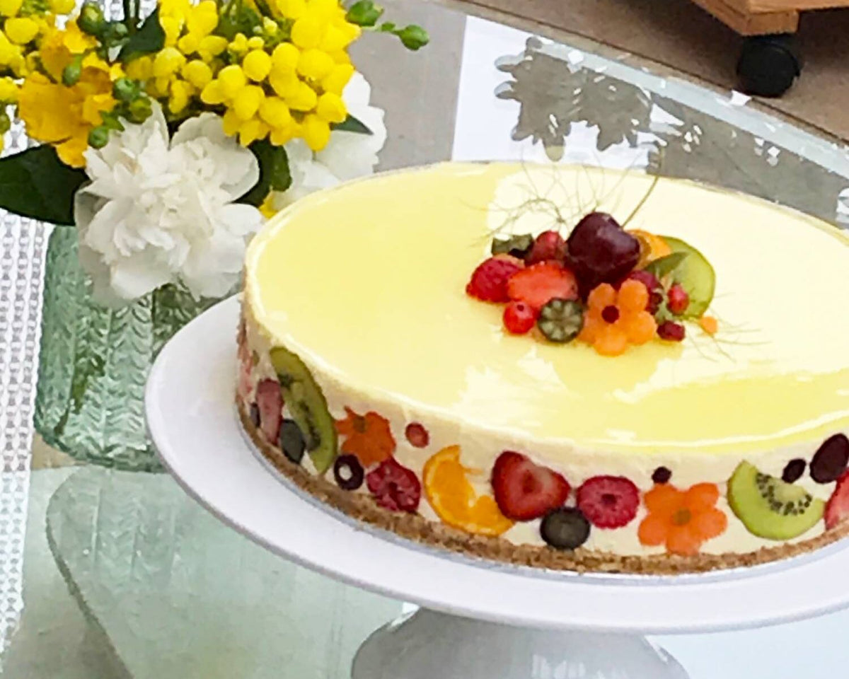 Nancy’s ‘No Bake’ Lemon and Elderflower Cheesecake