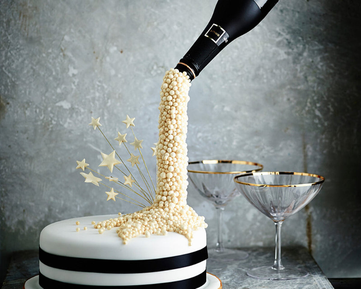 New Year Champagne Cake