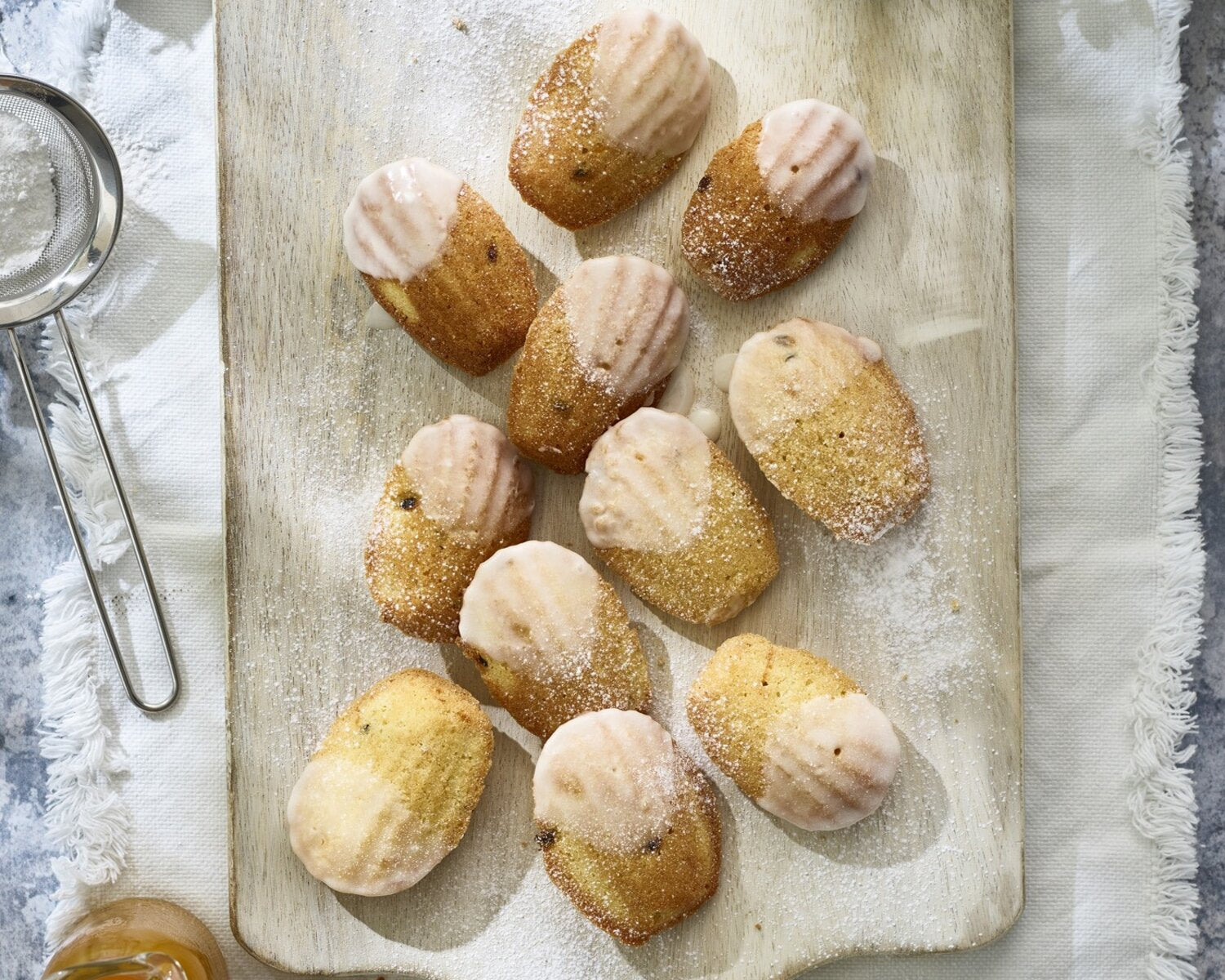 Orange & Passion Fruit Madeleines