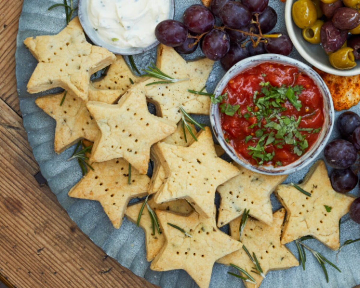 Parmesan & Rosemary Shortbread