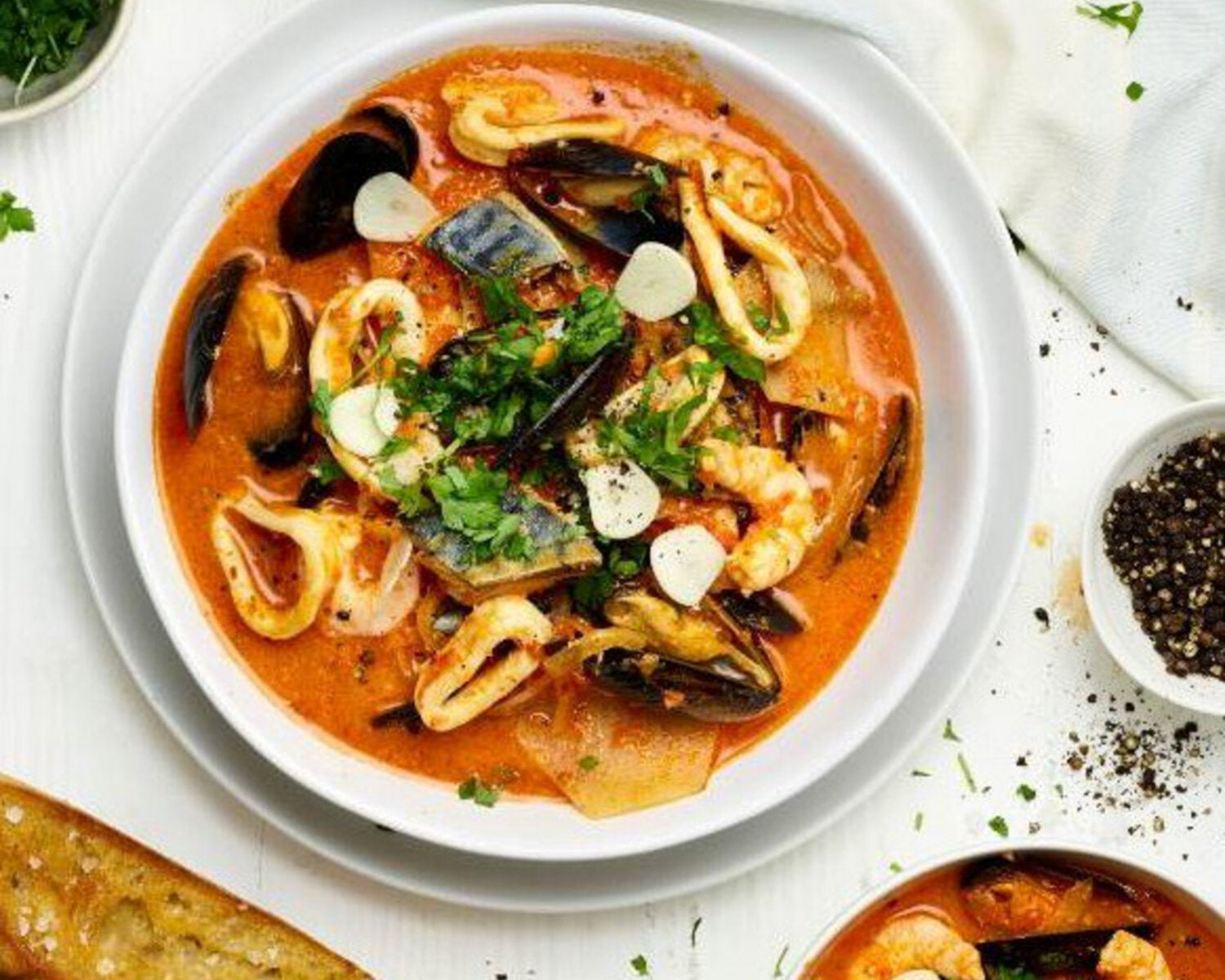 Portuguese Seafood Stew for the Remoska