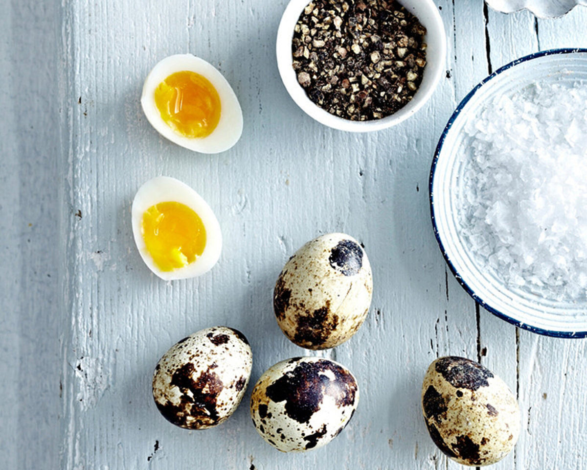 Quails Eggs with Dips
