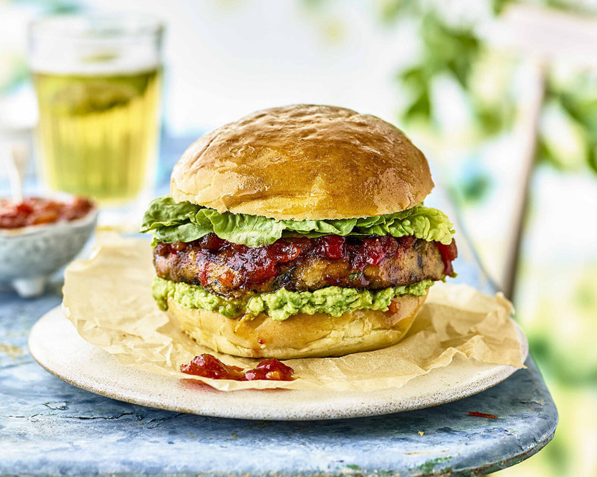 Red Pepper & Sweet Potato Beanburgers