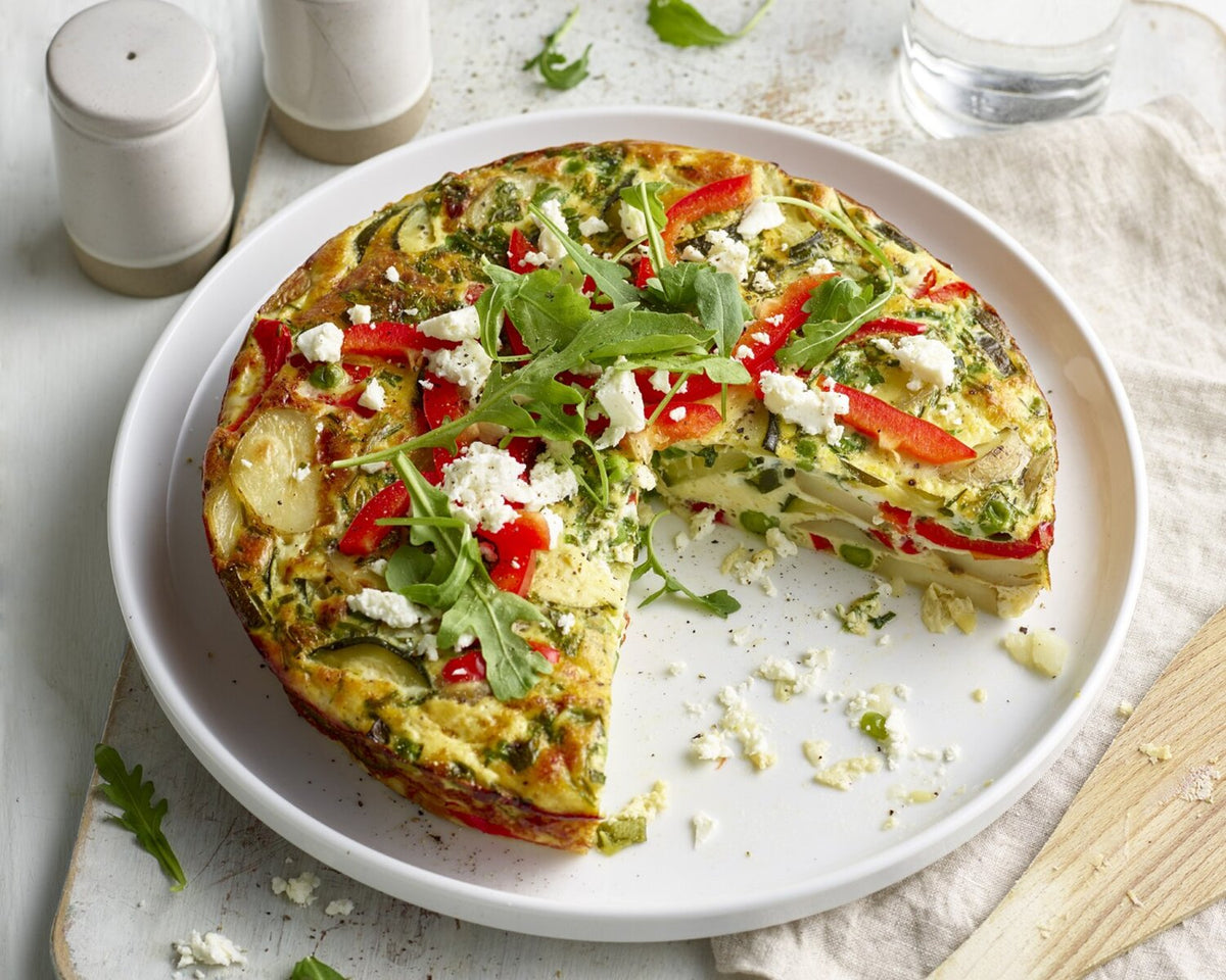 New Potato, Courgette & Pea Frittata for the Remoska®