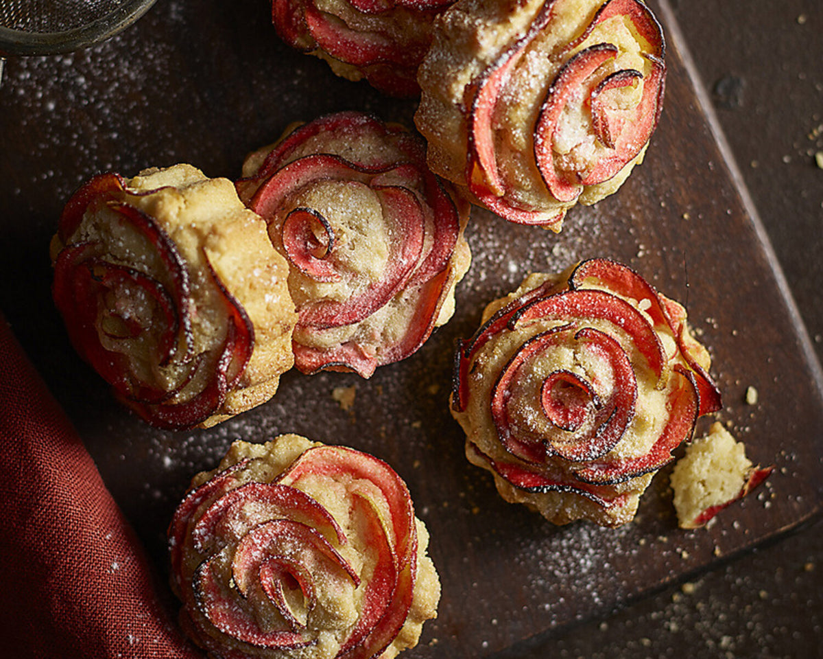 Rosy Apple & Almond Cakes
