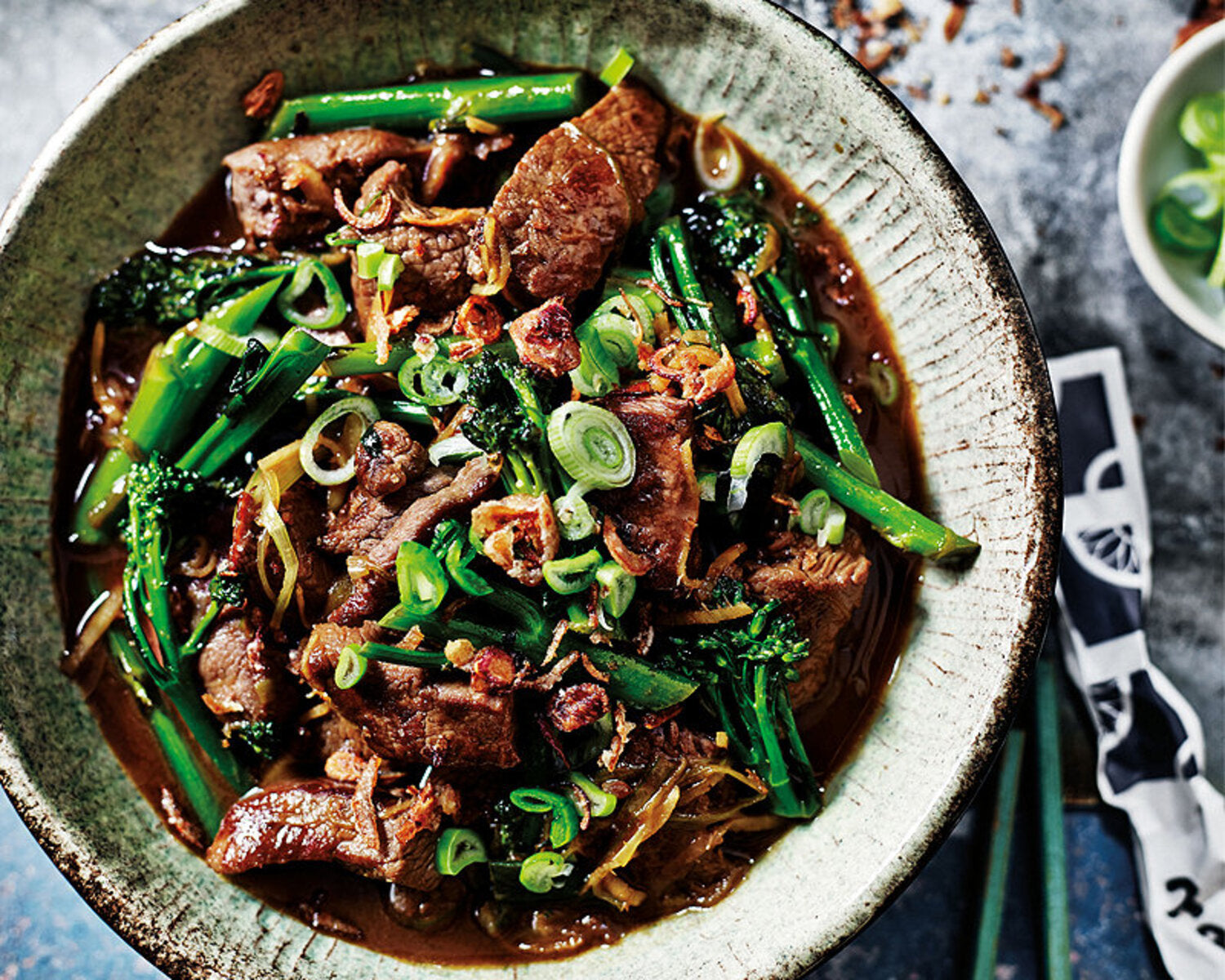 School of Wok Flash-fried Venison & Broccoli with Ginger & Spring Onion