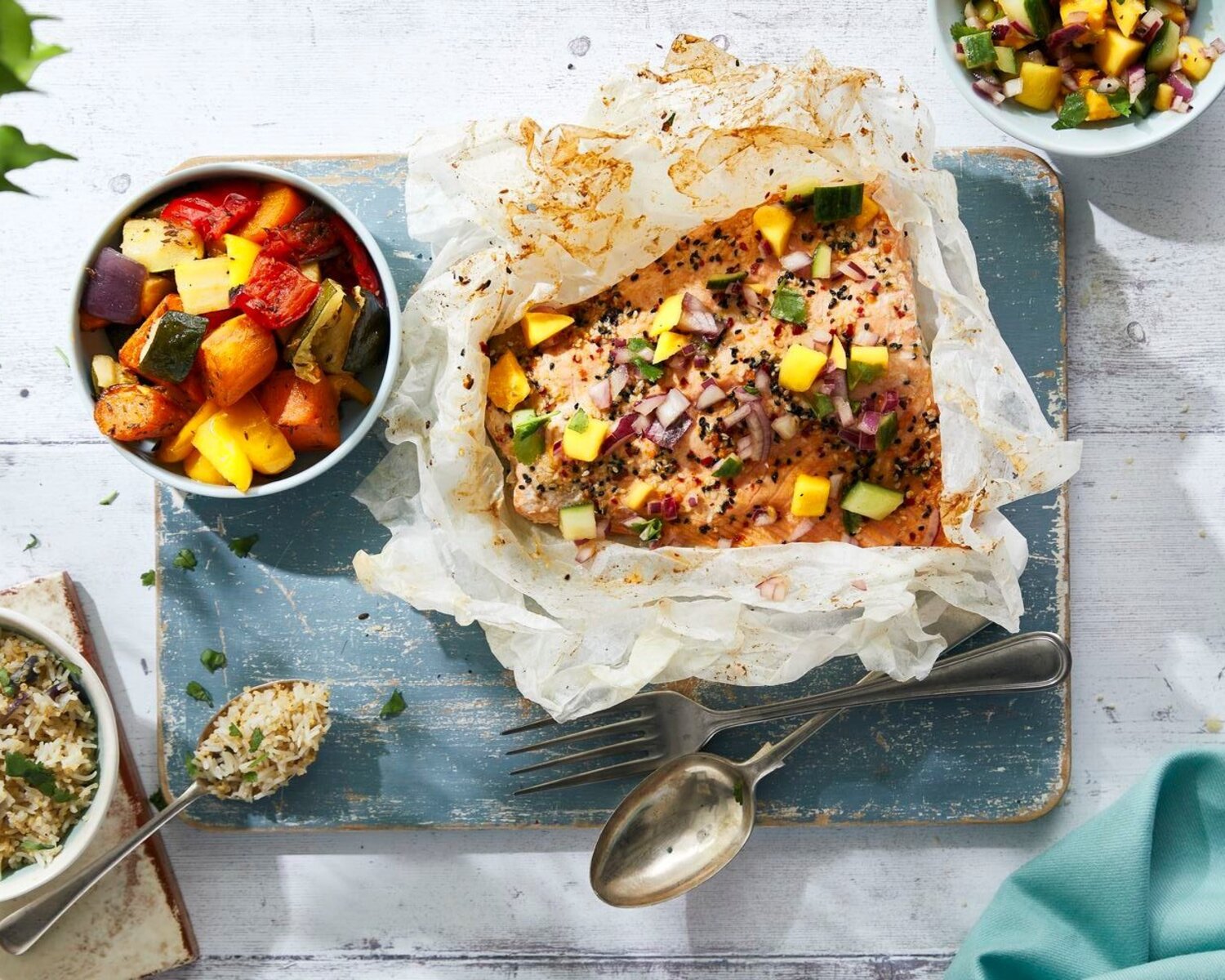 Sue Ashworth’s Sesame and Coriander Roast side of Salmon