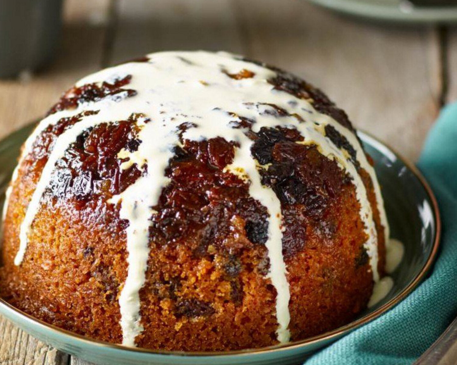 Slow-cooked Boozy Mincemeat Sponge Pudding
