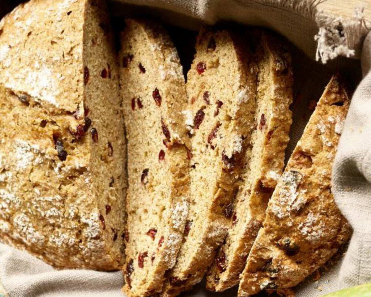 Slow-cooked Cranberry & Rosemary Soda Bread